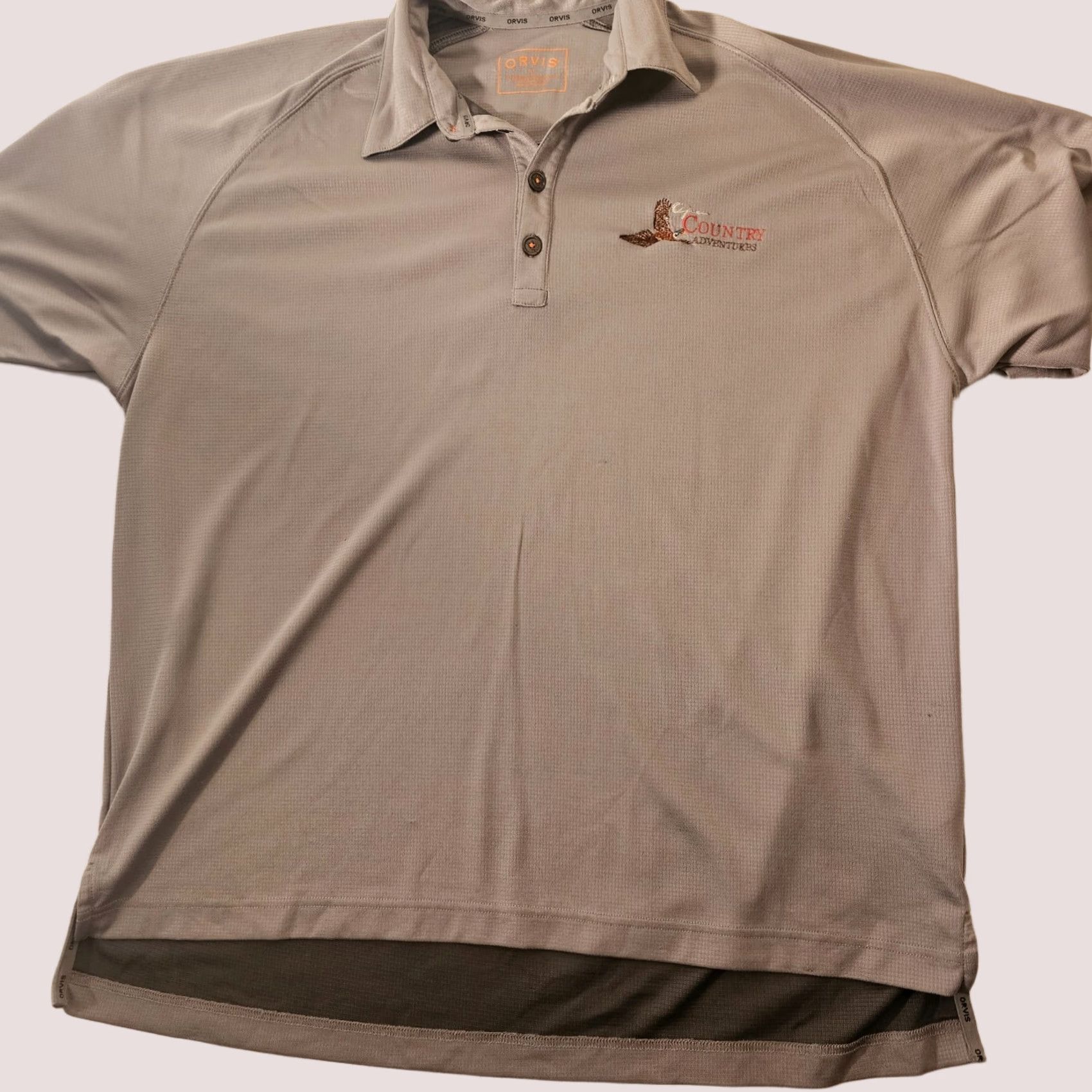 Orvis Orvis Polo Shirt Mens XL Gray Short Sleeve Lightweight Country Adventure Size US XL / EU 56 / 4 - 1 Thumbnail