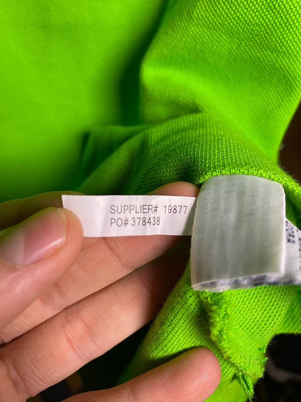 Polo Ralph Lauren × Vintage 👕 Ralph Lauren Polo Shirt – Neon Green / Purple Logo Size US S / EU 44-46 / 1 - 8 Thumbnail