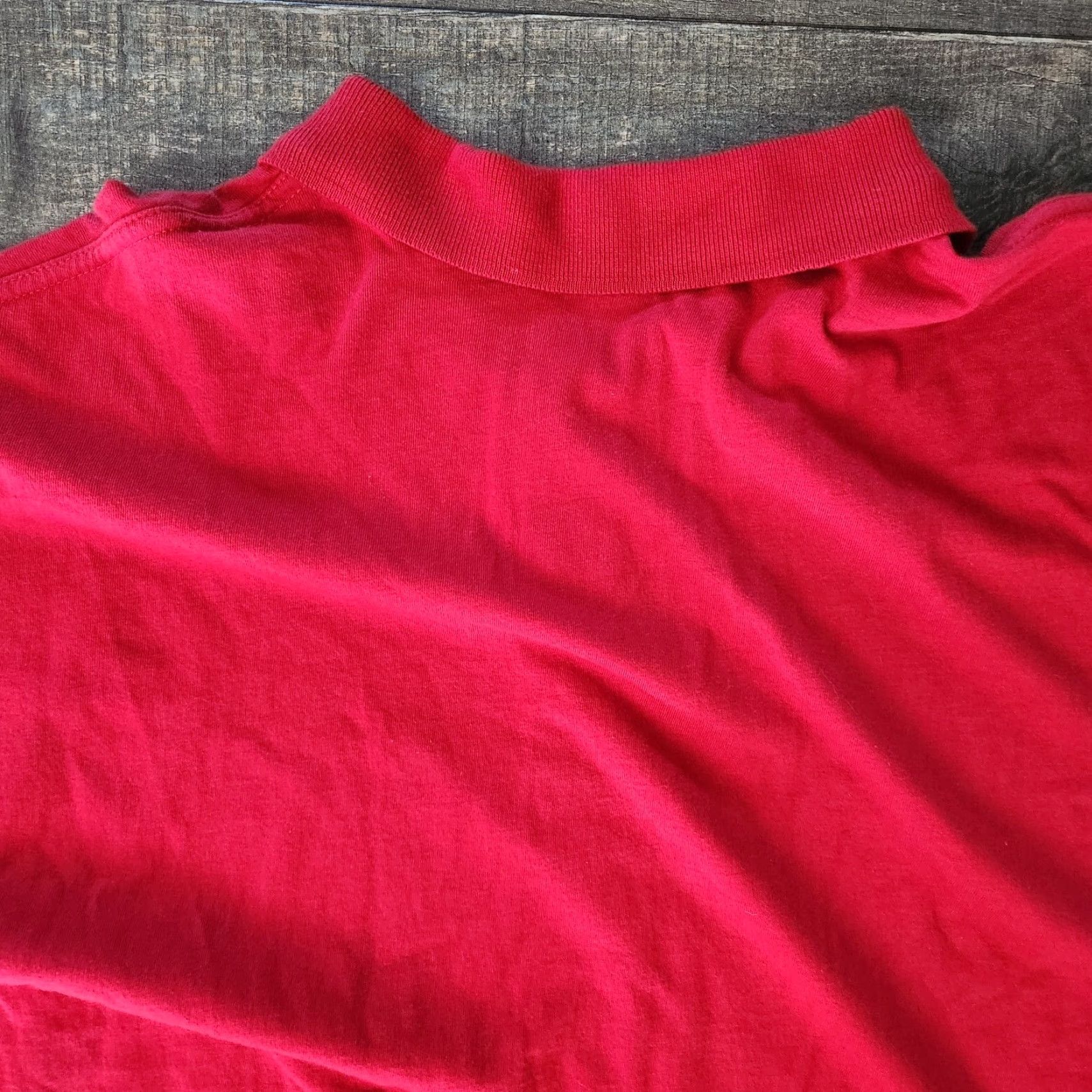 Nike Nike Polo Shirt Men XL Red Golf Vintage 90s Polo Shirt Nike Logo Classic Sports Short Sleeve Collared Pullover Polyester Blend Regular Fit Shrug? Size US XL / EU 56 / 4 - 7 Thumbnail