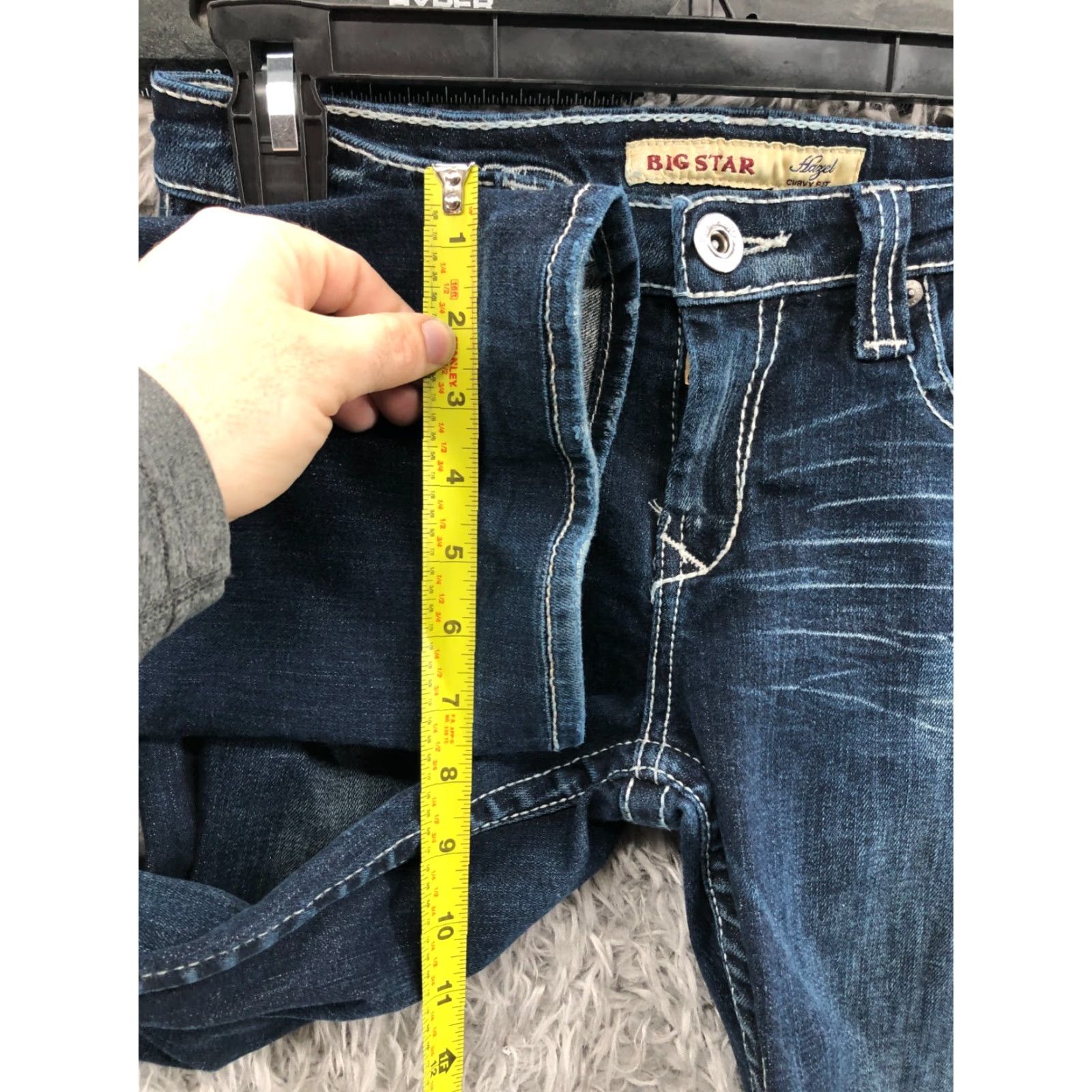 Vintage BIG STAR Jeans Bootcut Women Medium Blue 26 Size 27 Waist Curvy Fit Hazel? Size 26" / US 2 / IT 38 - 4 Thumbnail