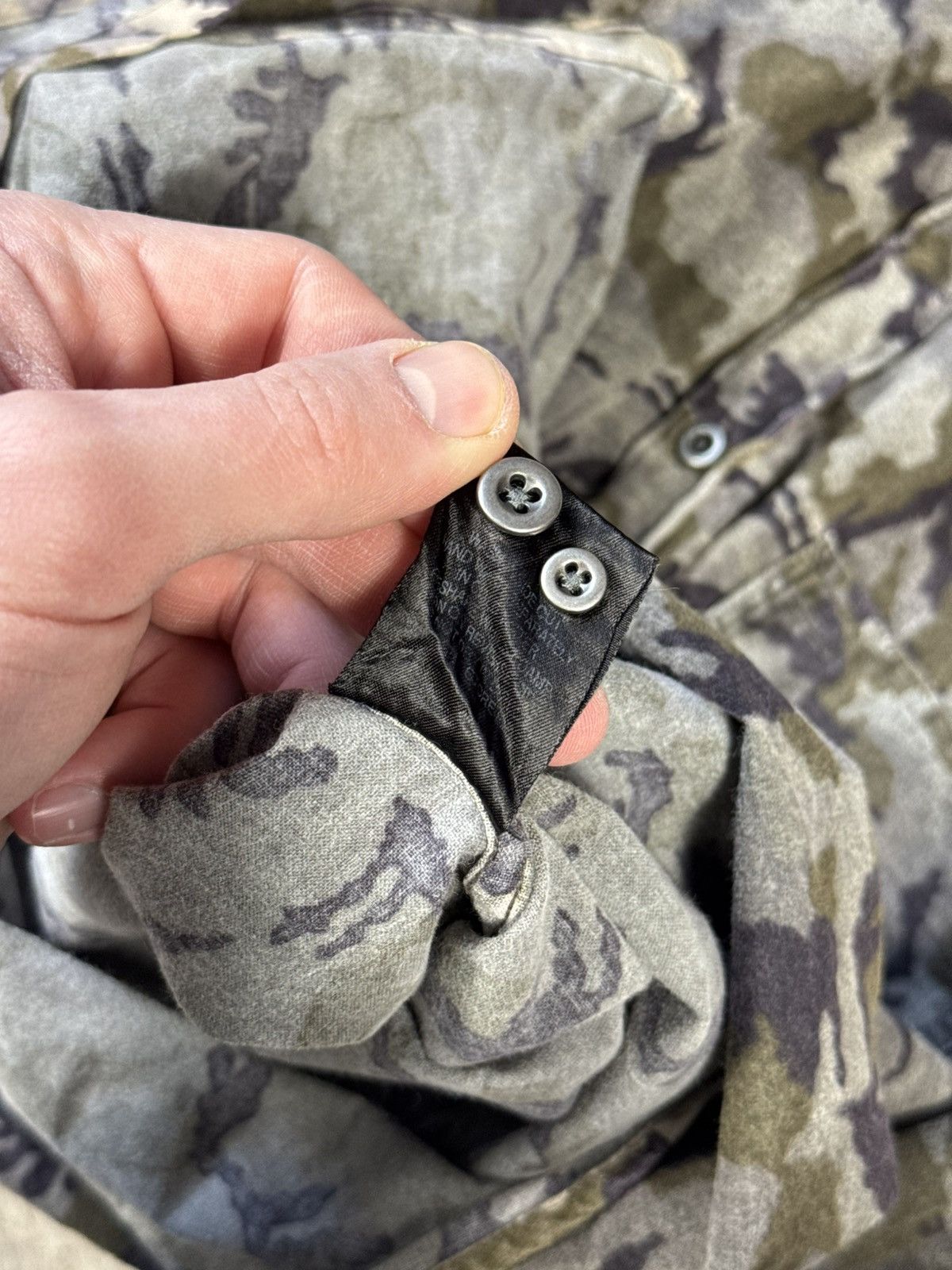 Japanese Brand Allsaints Mens Flannel Camo Vtg Shirt IF6WAS9 Travis style Size US M / EU 48-50 / 2 - 12 Thumbnail
