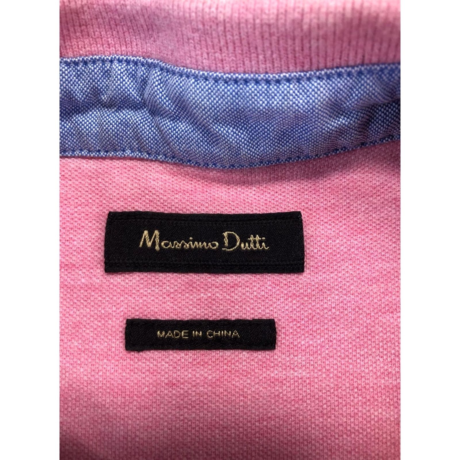 Massimo Dutti Massimo Dutti Polo Shirt Mens XL Pink Solid Short Sleeve Casual Size US XL / EU 56 / 4 - 7 Thumbnail
