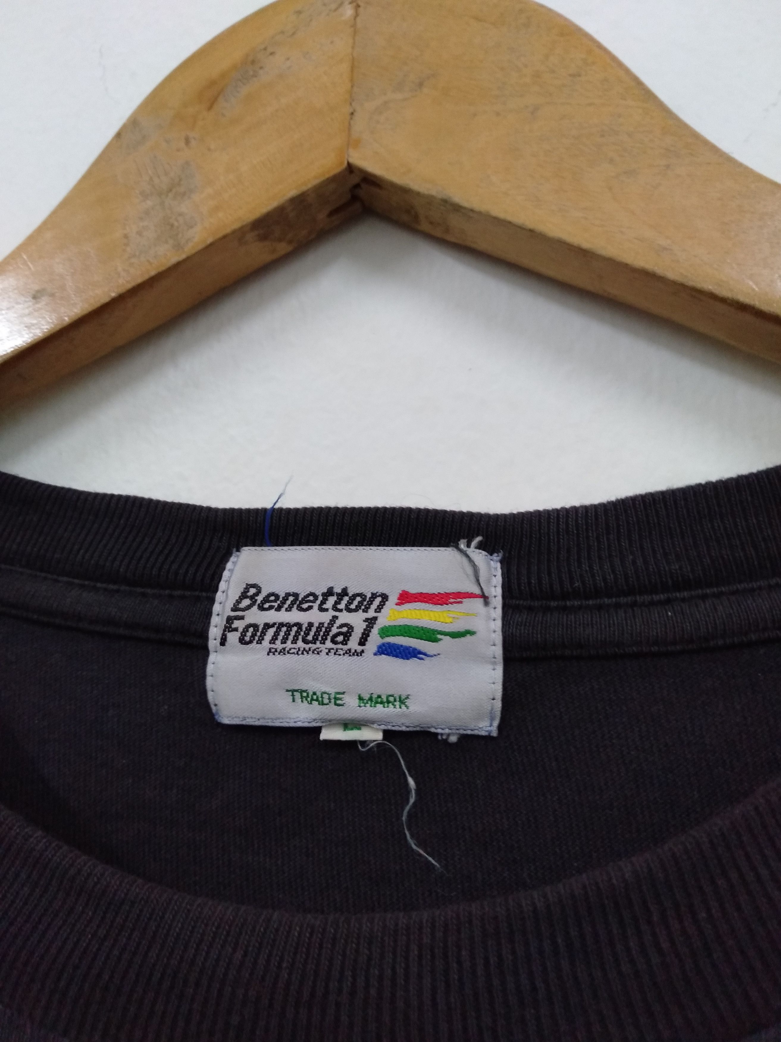 Benetton Vintage Benetton Formula 1 Racing Team t shirt rare Size US L / EU 52-54 / 3 - 5 Thumbnail