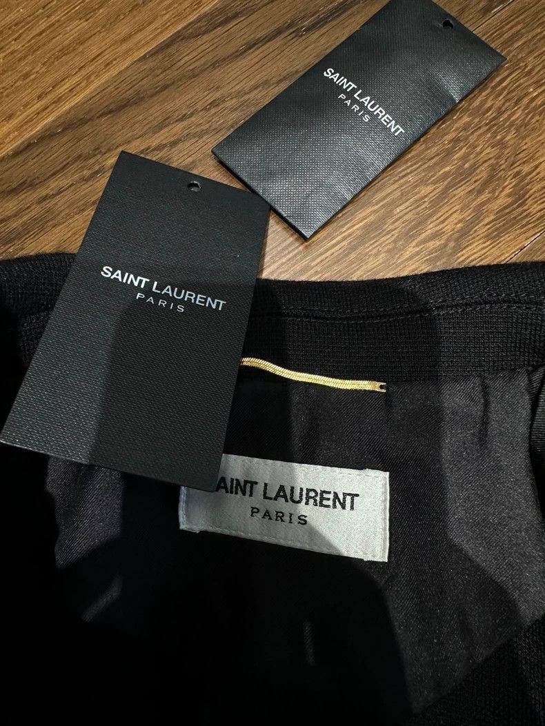 Saint Laurent Paris Black YSL Saint Laurent Blazer Coat-2506 Size US S / EU 44-46 / 1 - 3 Thumbnail