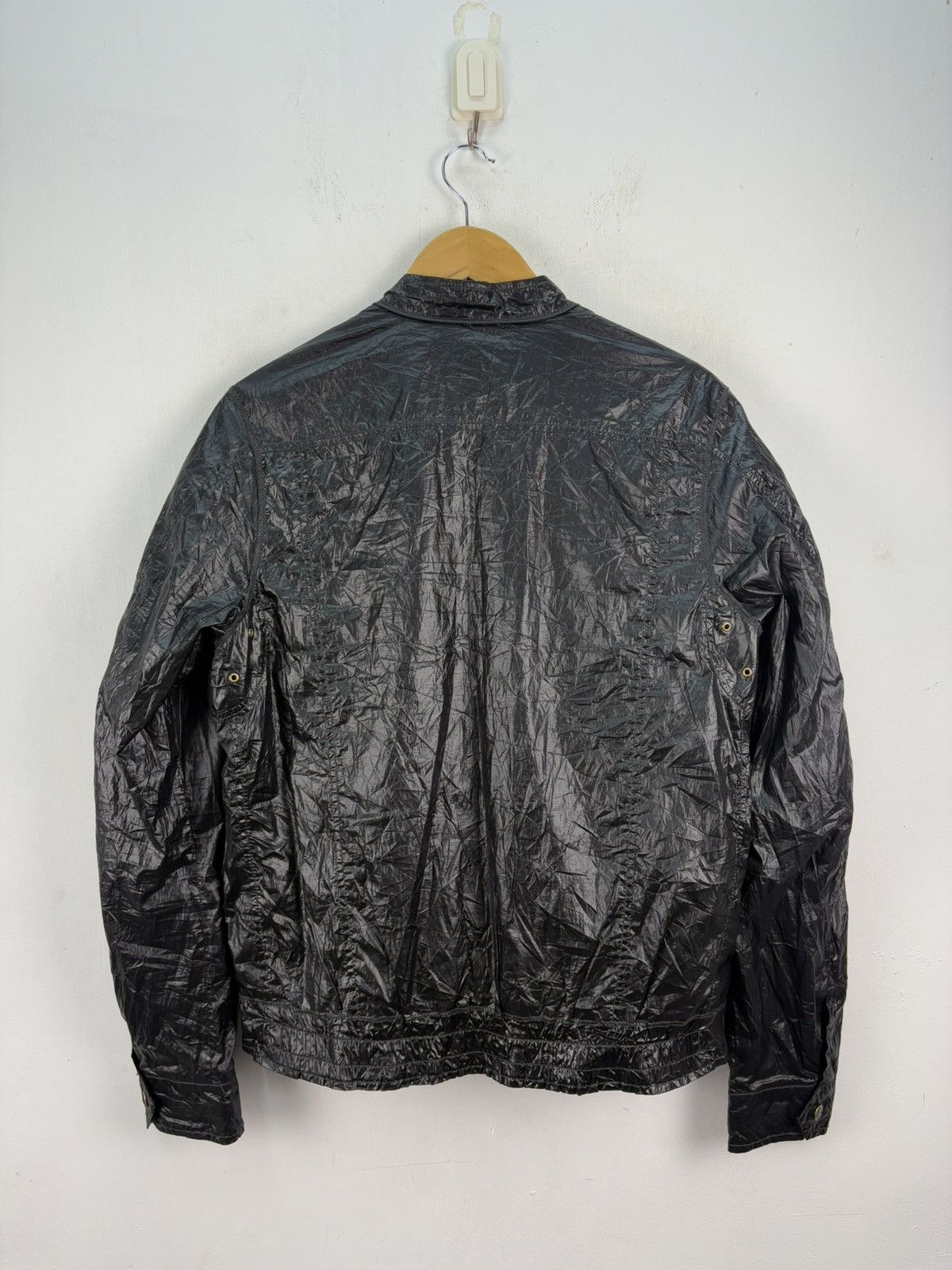 Diesel Vintage Y2K Diesel Windbreaker Biker Jacket Size US L / EU 52-54 / 3 - 7 Thumbnail