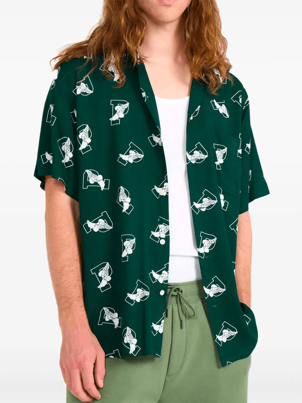 Other Men’s Designer Green Short-Sleeve Shirt Size US XL / EU 56 / 4 - 2 Thumbnail