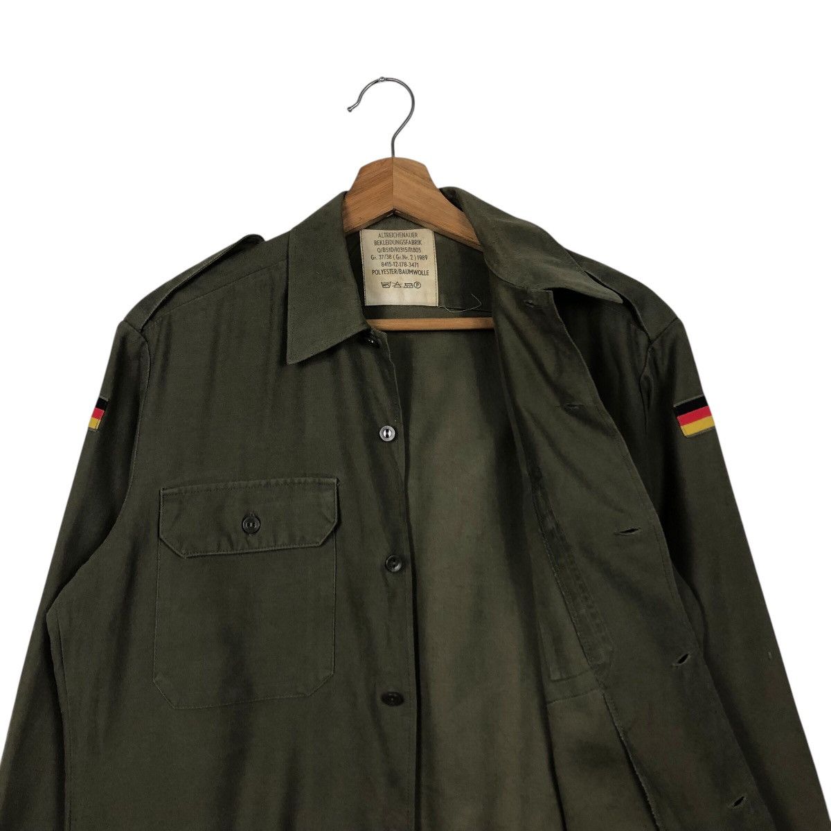 Vintage 📌Vintage Military Chore Worker Jacket 89's Altreichenauer Size US M / EU 48-50 / 2 - 13 Thumbnail