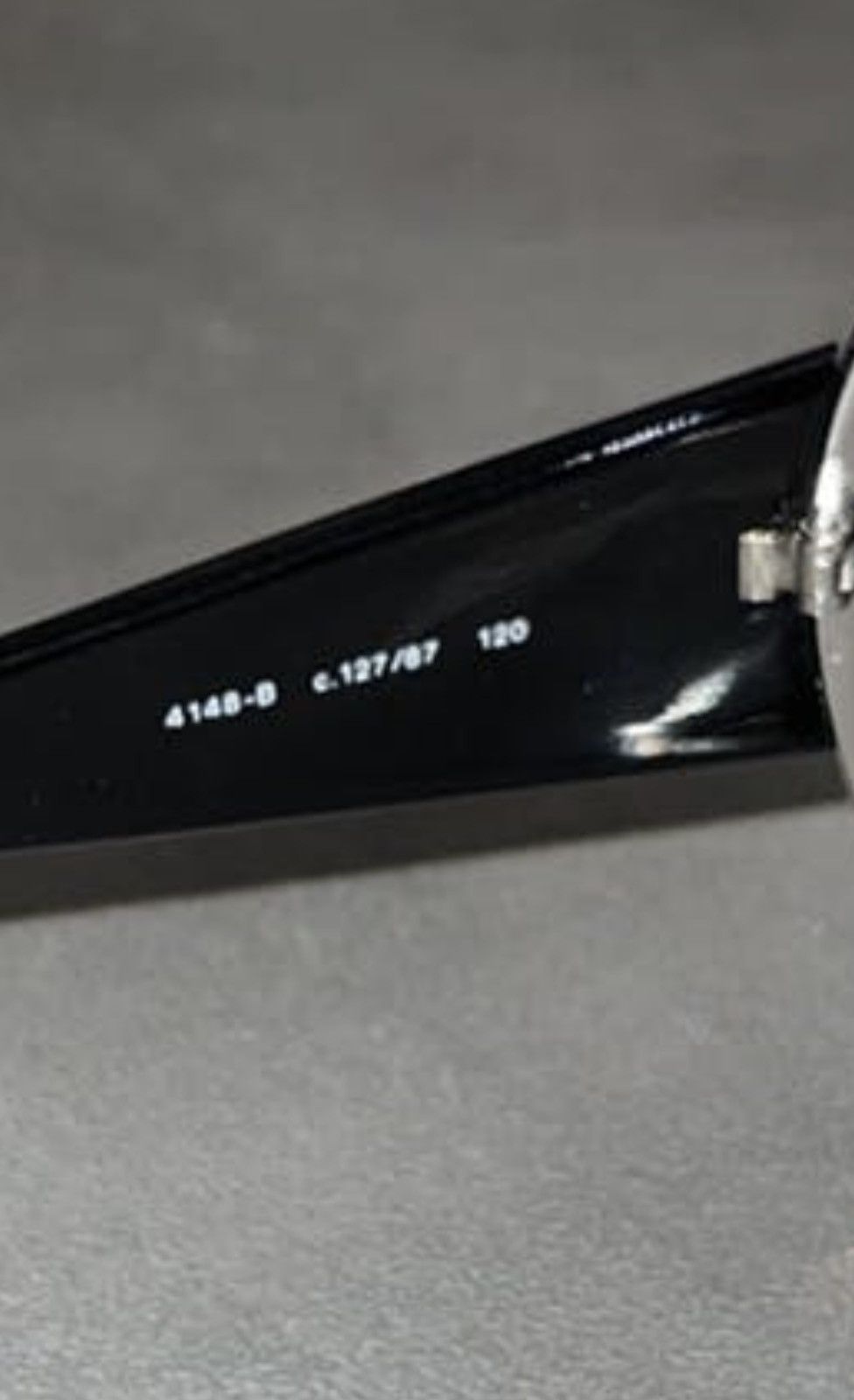 Chanel Chanel 4148-B Ombre Black Shield Sunglasses Size ONE SIZE - 14 Thumbnail