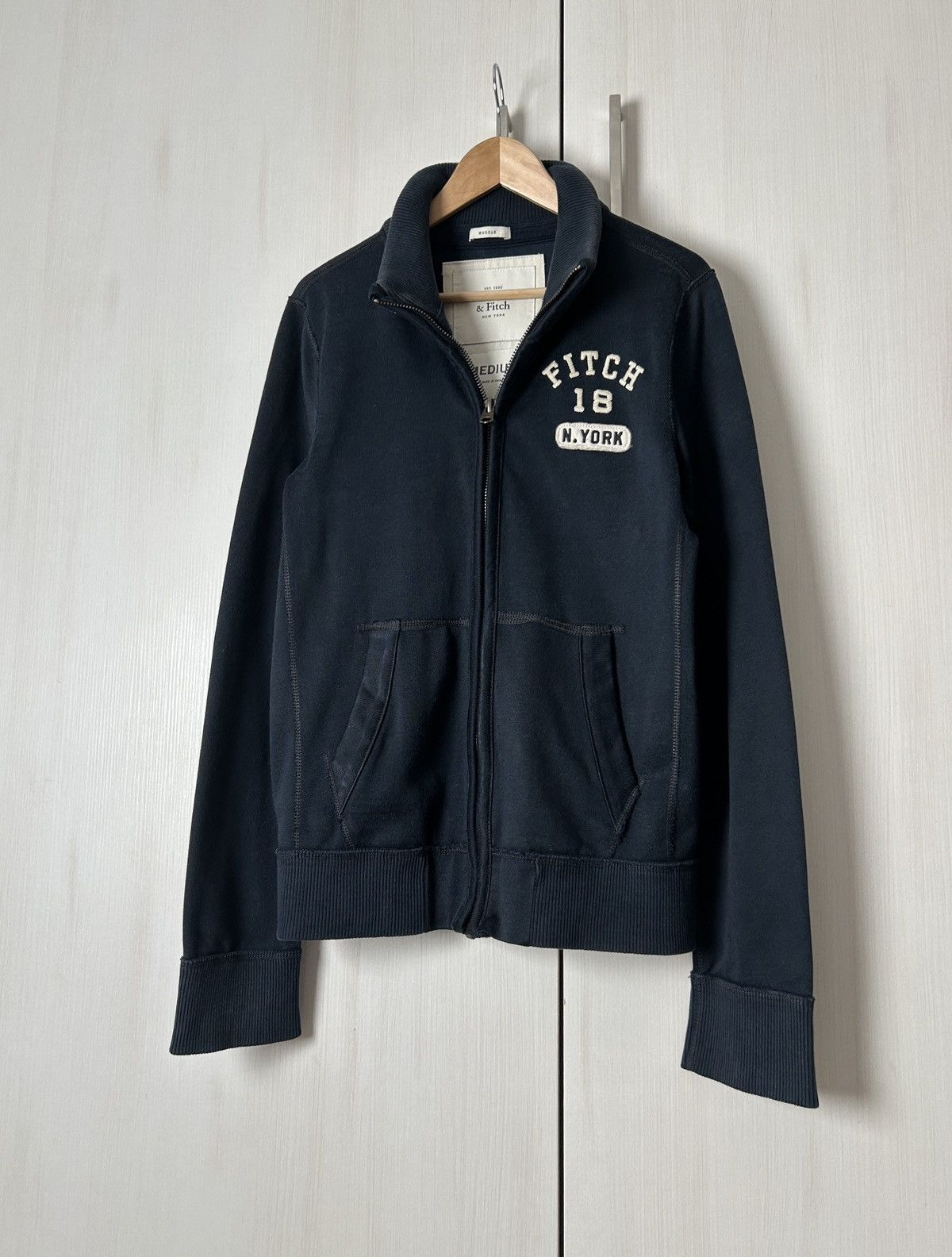 Abercrombie & Fitch Vintage Abercrombie Fitch y2k track blue jacket mens Size US M / EU 48-50 / 2 - 1 Thumbnail