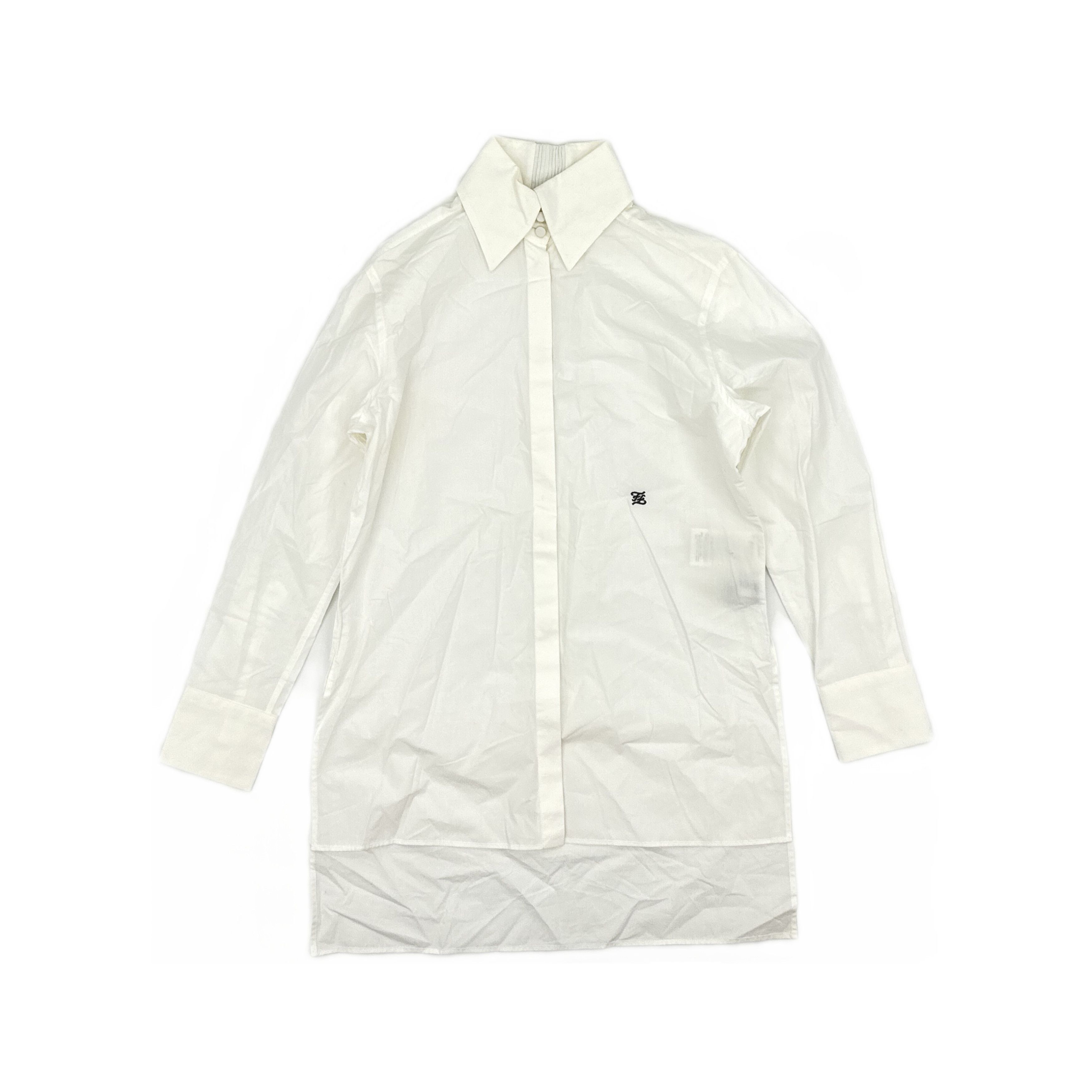 Fendi Fendi White Cotton Button Up Shirt Size IT 36 Size XS / US 0-2 / IT 36-38 - 1 Thumbnail
