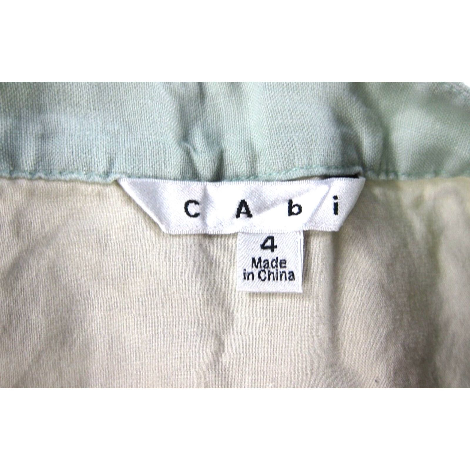Vintage CAbi Embroidered Floral 100% Cotton Brown Green Yellow A-Line Midi Skirt 4 Size 27" / US 4 / IT 40 - 3 Thumbnail