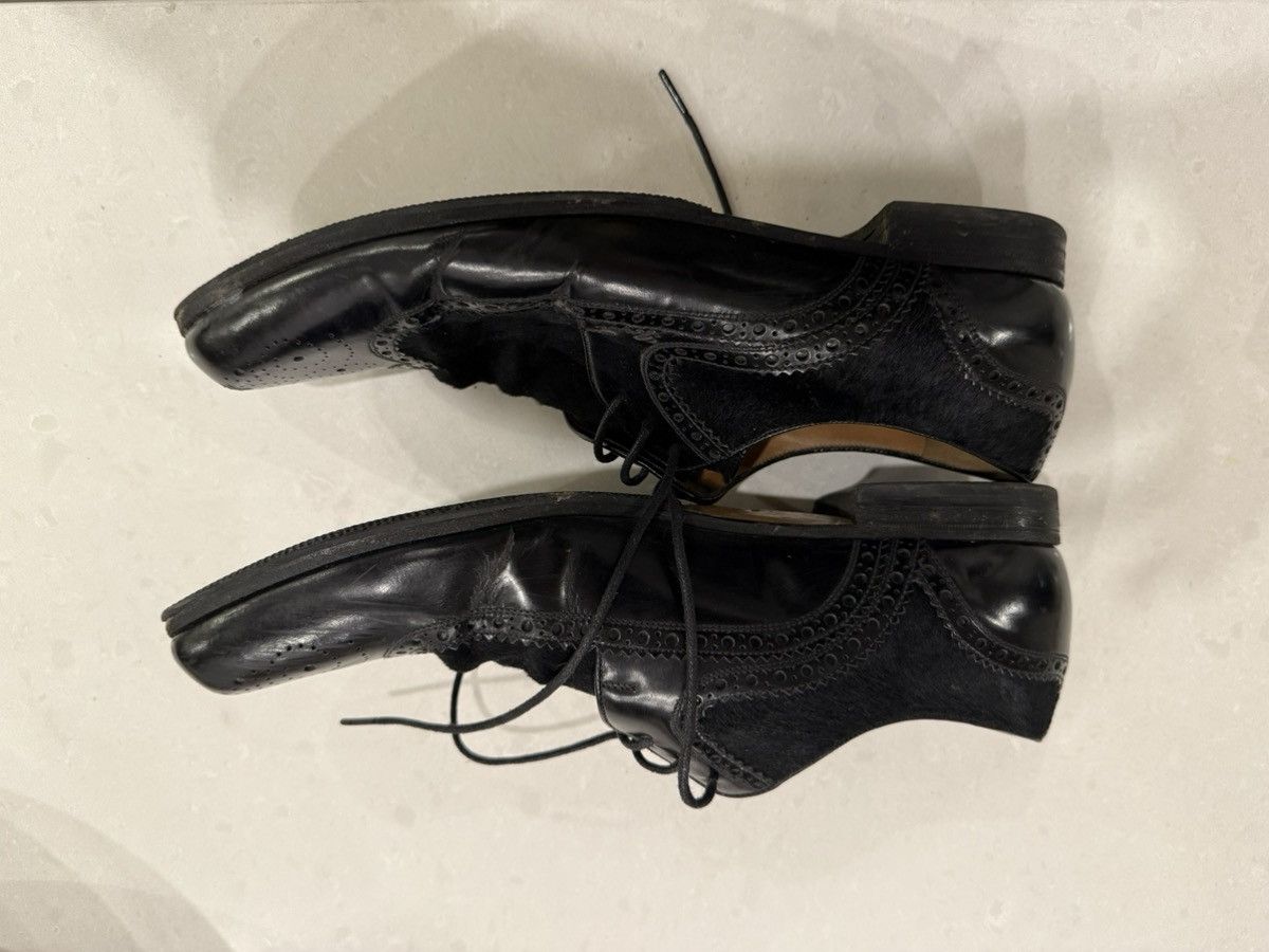 Gucci Gucci Black Leather and Pony Hair Brogues Size US 9.5 / EU 42-43 - 3 Thumbnail