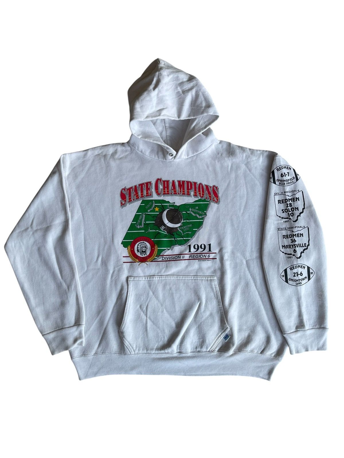 Vintage Discuss Athletic Redmen Baseball Champions Hoodie