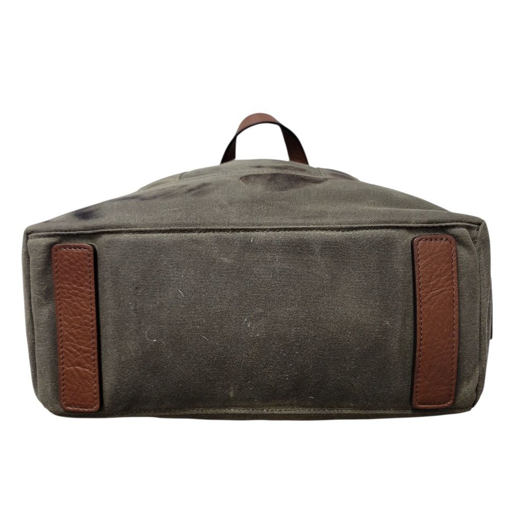 Tecovas Tecovas Moss Green Distressed Waxed Canvas Carry-on Olive To Size ONE SIZE - 6 Thumbnail