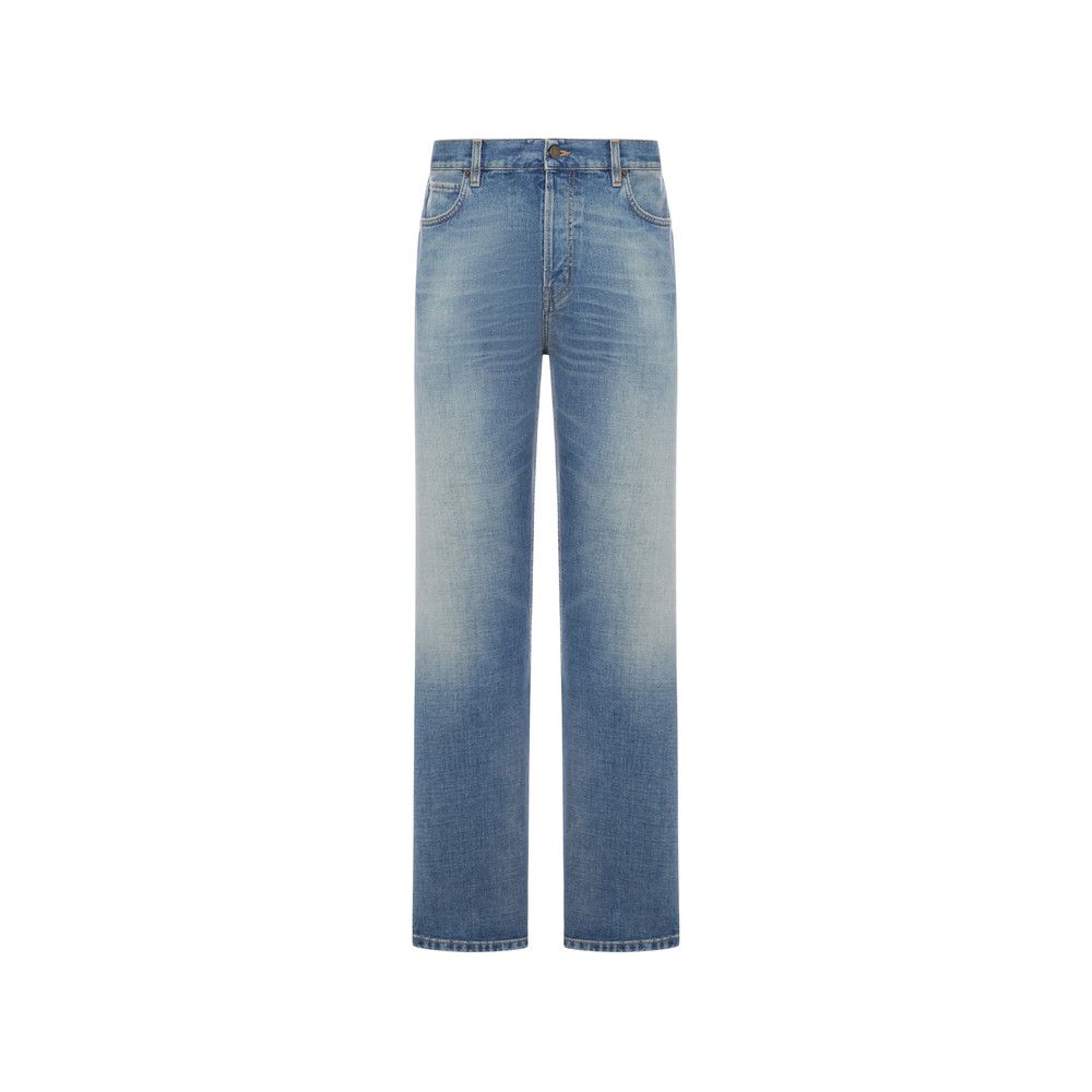 Haikure Haikure BLUE Denim - Regular & Straight-Leg Jeans Size US 30 / EU 46 - 1 Thumbnail