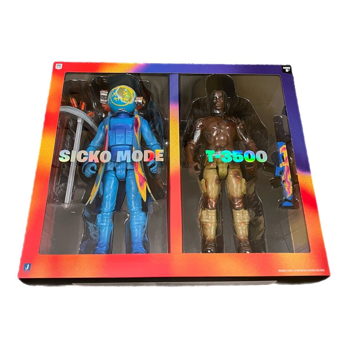 image of Fortnite X Travis Scott Cactus Jack 12In Action Figure Set, Men's