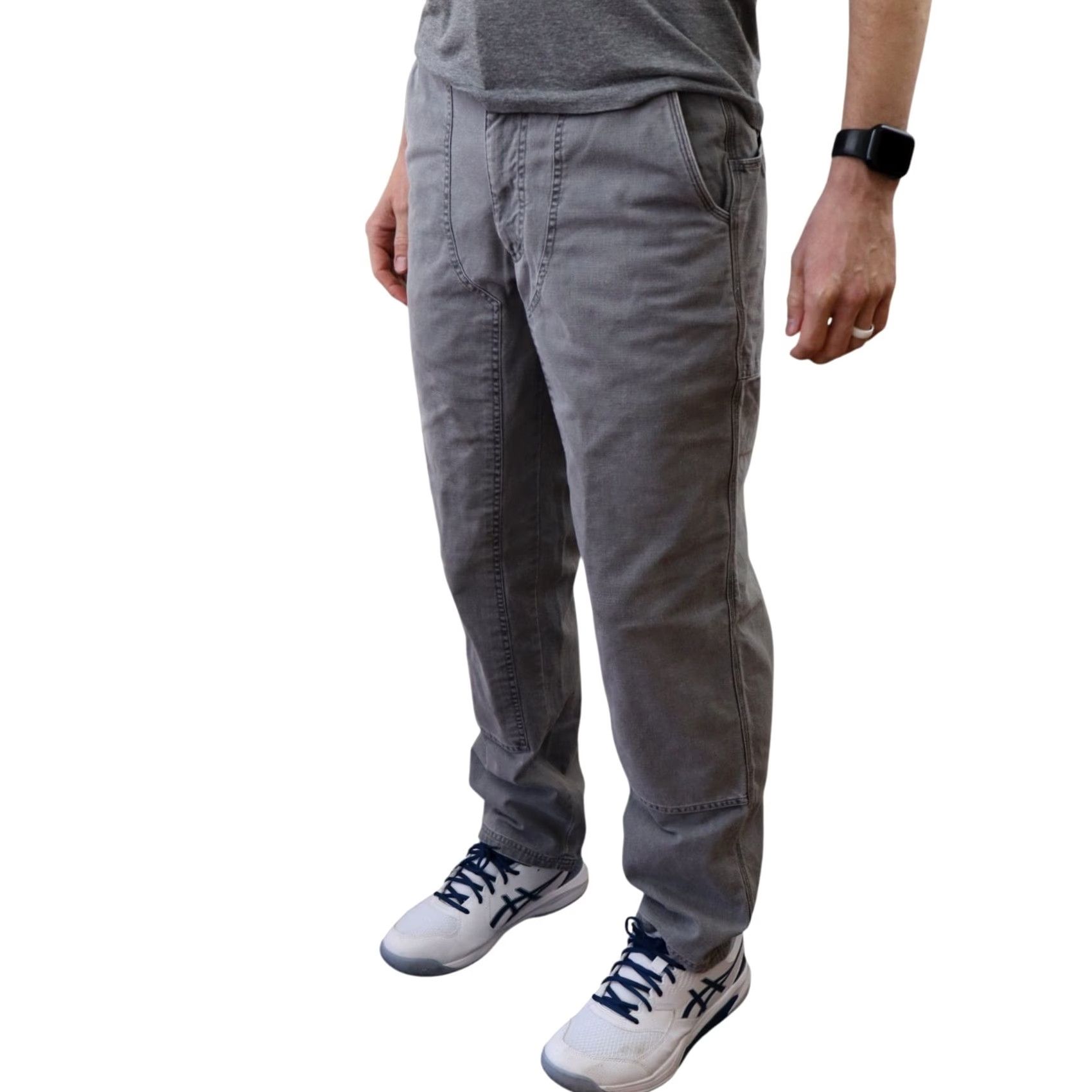 Patagonia VINTAGE Patagonia Stand Up Pants Mens 30 Gray Canvas Double Knee Work Denim Pants 30X32 Mens Jeans Denim Gray 80s 90s Styles Size US 30 / EU 46 - 4 Thumbnail