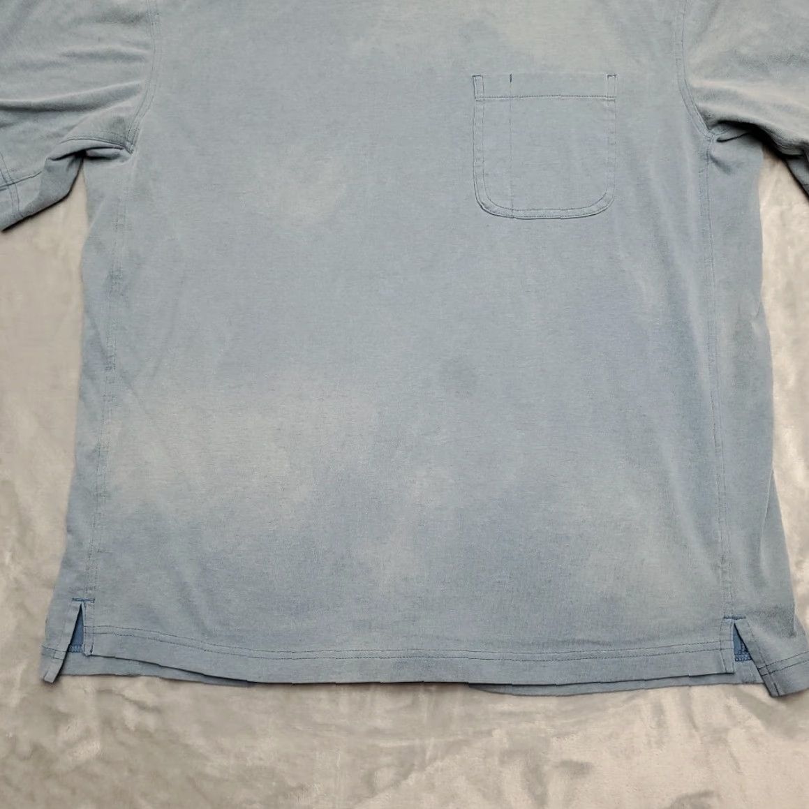 Vintage Duluth Trading T Shirt Mens Large Nice Fade Blue Work Trades Pocket Crew Tee Size US L / EU 52-54 / 3 - 2 Thumbnail