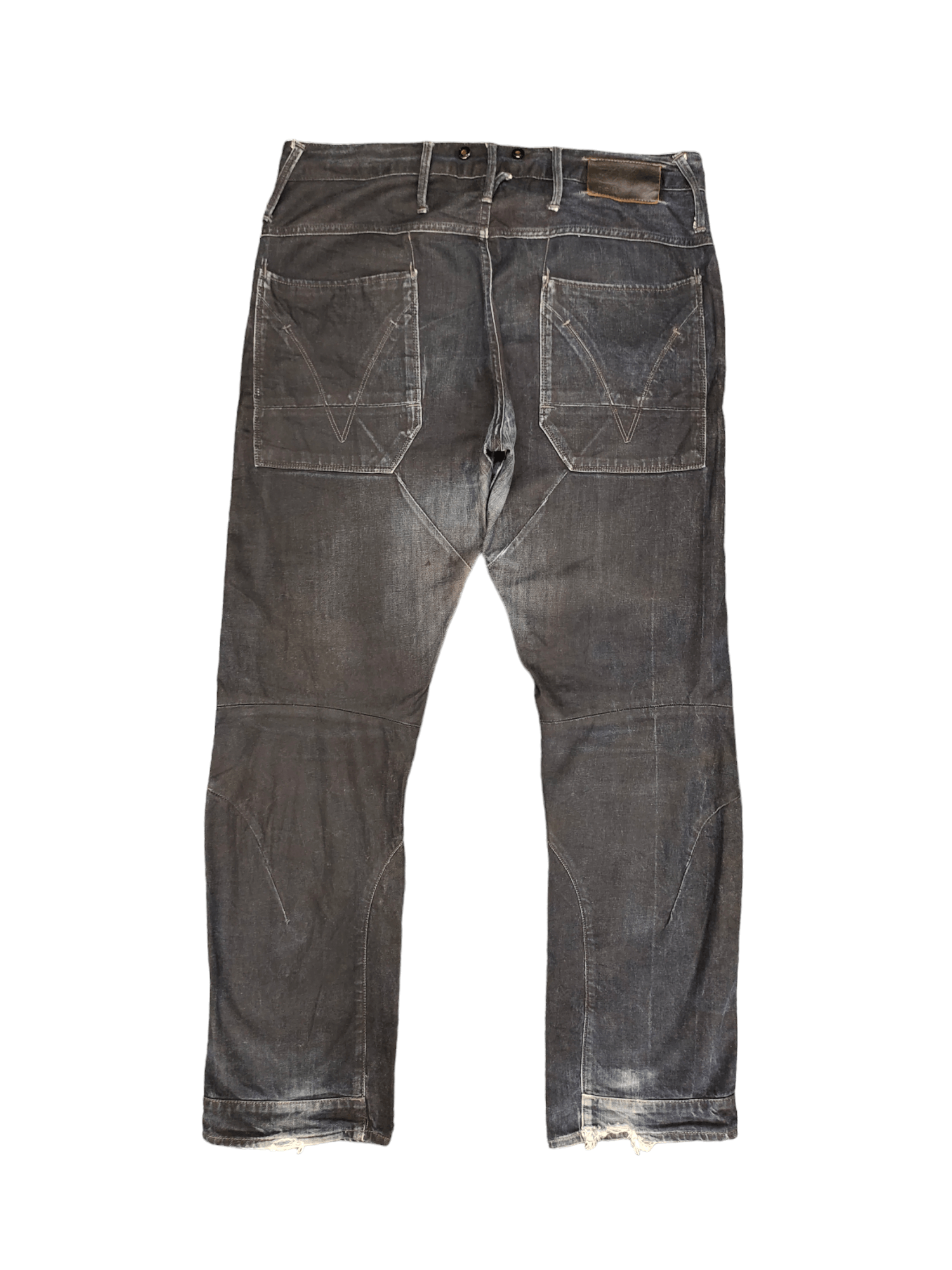 G-Star Vintage G-Star Raw Waxed Denim Jeans Y2k Streetwear Size US 36 / EU 52 - 1 Thumbnail