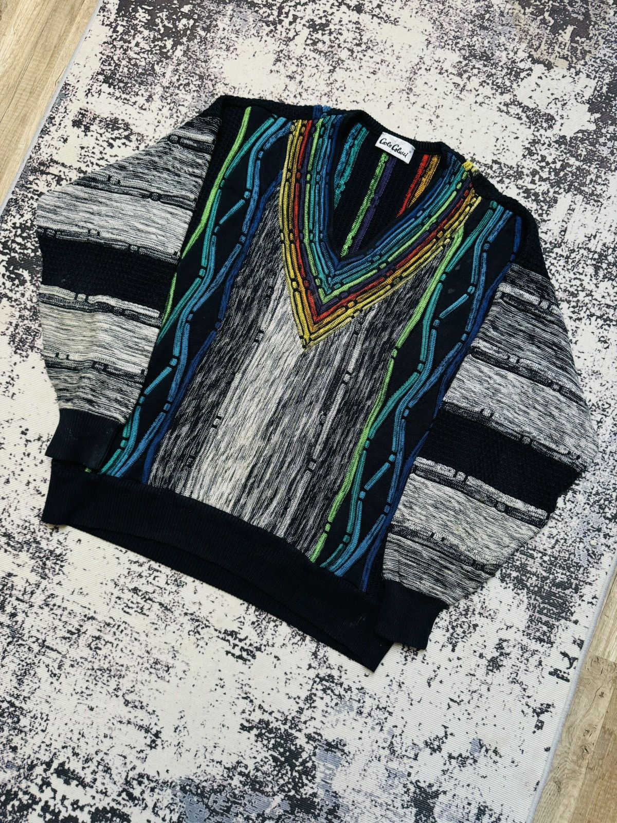 Carlo Colucci 🔥 Rare Vintage CARLO COLUCCI Jumper Sweater Size US M / EU 48-50 / 2 - 1 Thumbnail