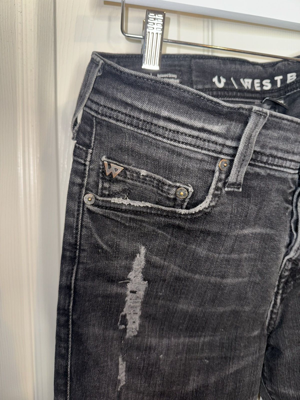 True Religion True Religion x Russell Westbrook Distressed Jeans 28x30 Size US 28 / EU 44 - 4 Thumbnail