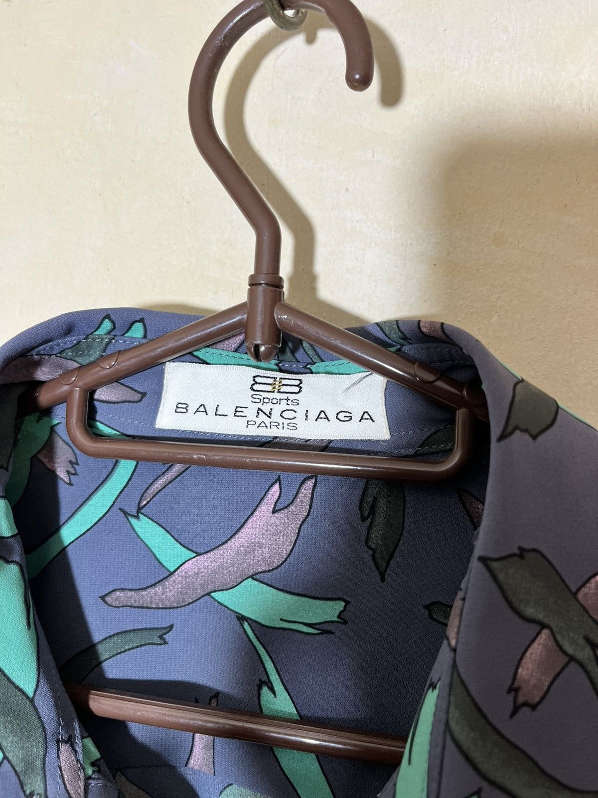 Balenciaga Vintage Balenciaga All Over Print Polo Size US L / EU 52-54 / 3 - 4 Thumbnail