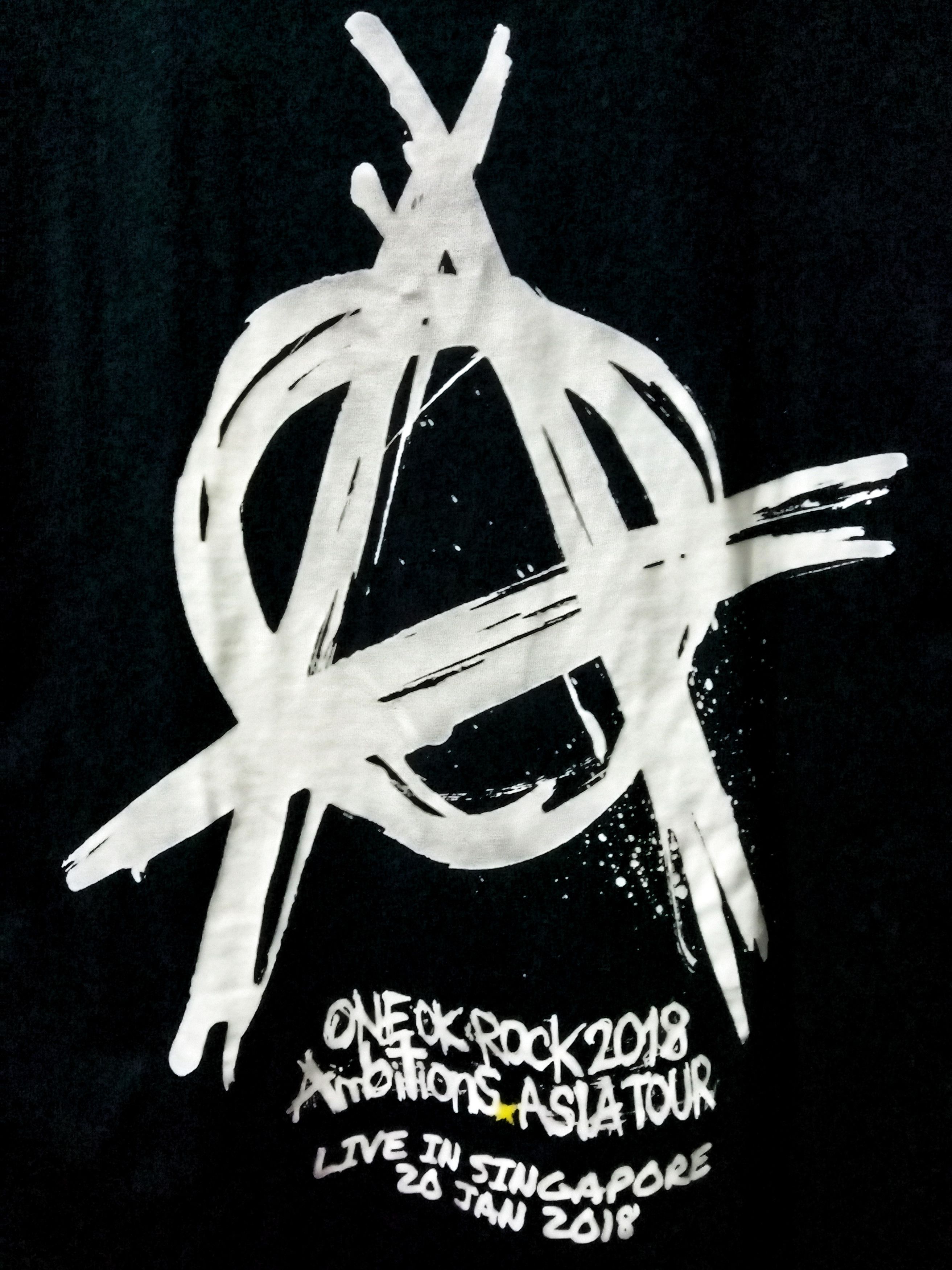 Gildan T-shirt One Ok Rock Singapore Tour 2018 Original Gildan Tag Size US L / EU 52-54 / 3 - 4 Thumbnail