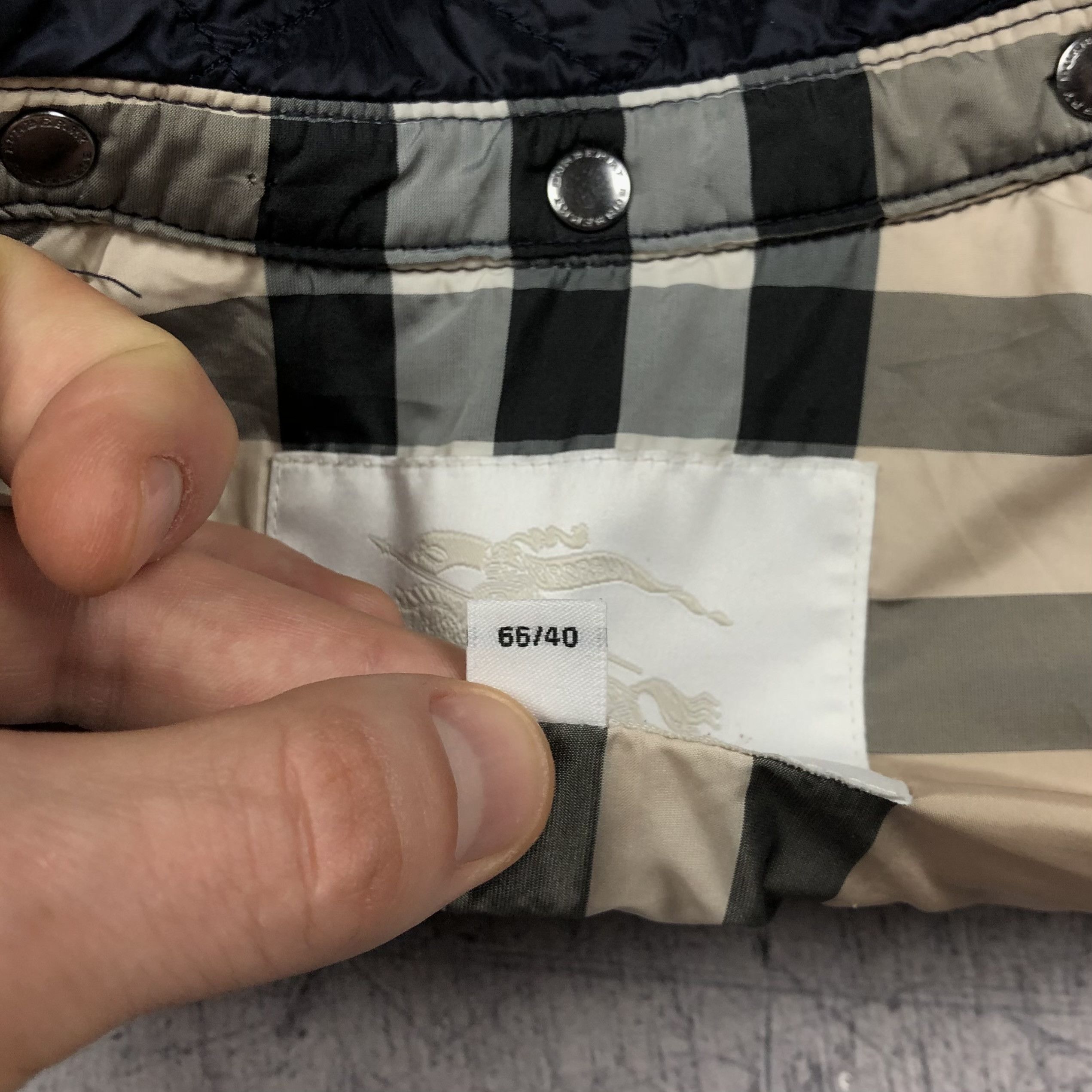 Burberry Burberry London Nova Check Quilted Liner Kids Jacket Size US XXS / EU 40 - 14 Thumbnail