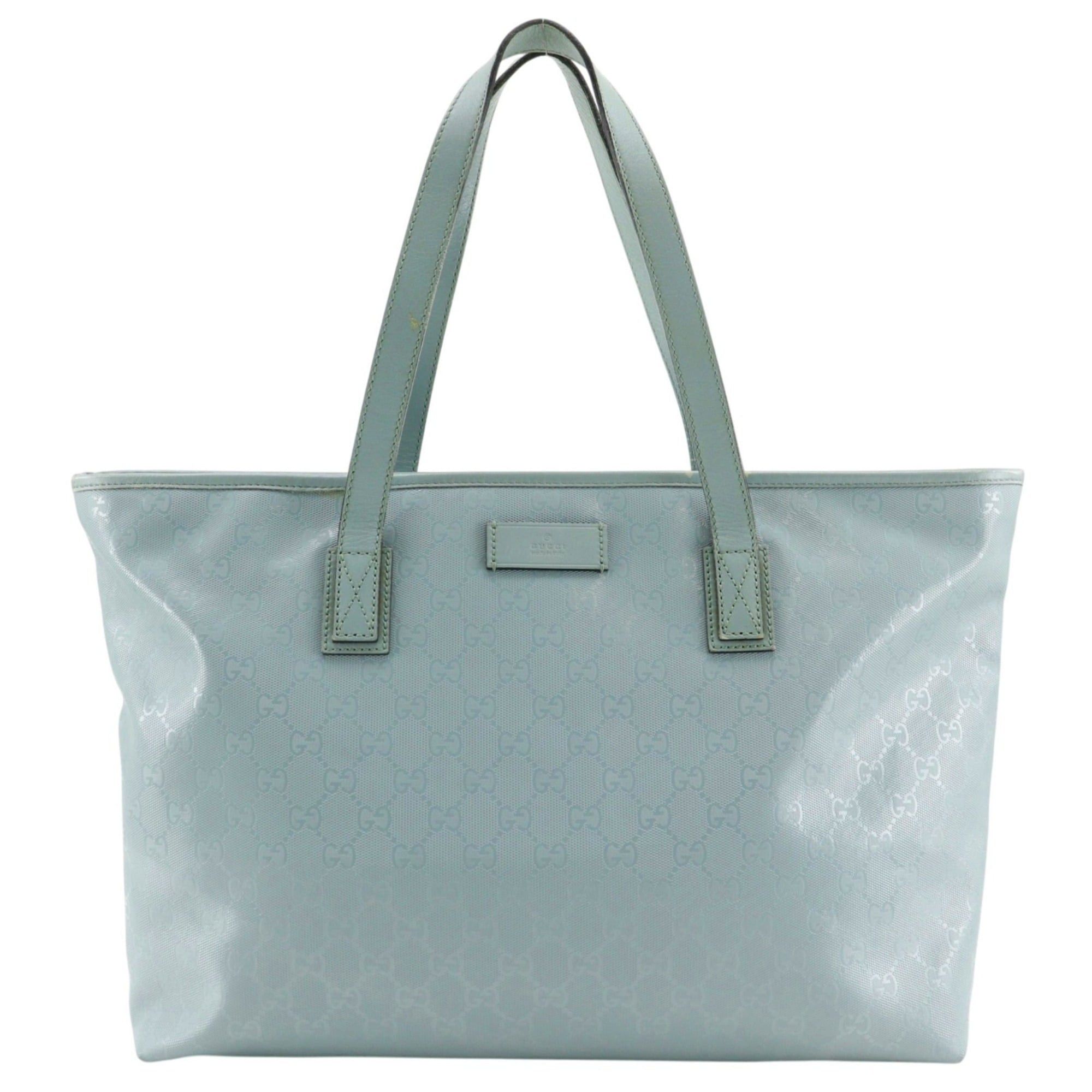 Gucci Gucci GG Imprime Tote Bag 211137 PVC Light Blue A4 implementation Unisex Size ONE SIZE - 1 Thumbnail