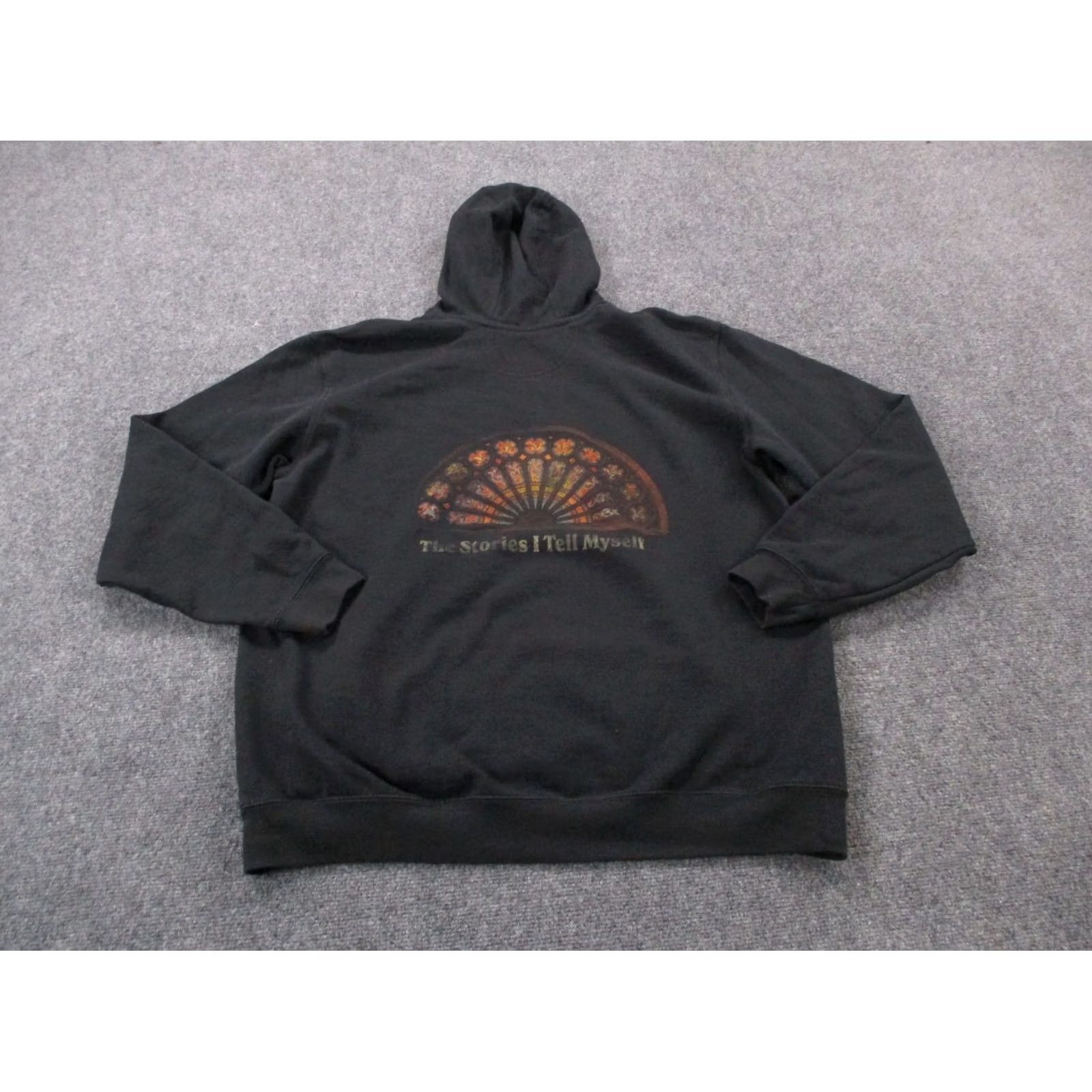 Carhartt Carhartt Hoodie Mens L Black Graphic Print Sweatshirt Pullover Hooded Pockets Thermal Knit Cotton Polyester Regular Size Type: L/Black Size US L / EU 52-54 / 3 - 2 Thumbnail