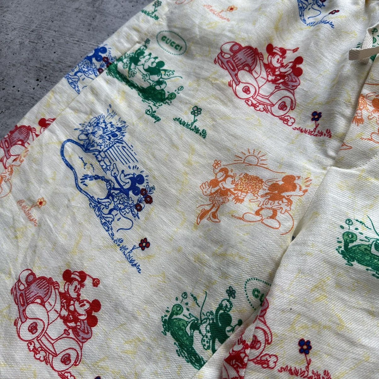 Disney × Gucci Gucci x Disney Mickey Mouse Ivory Shorts Linen Men’s Size 48 Size US 31 - 8 Thumbnail