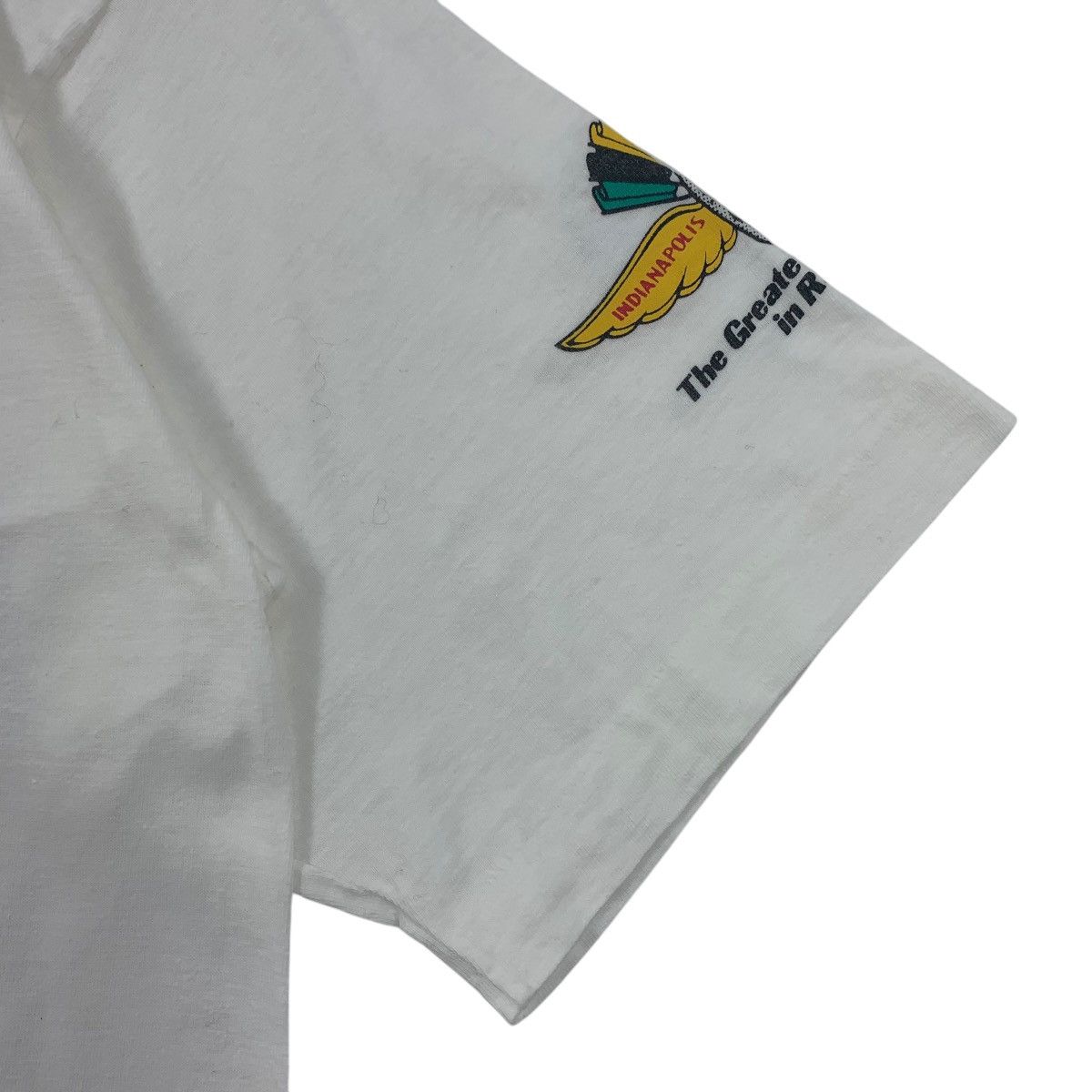 Vintage Vintage 90s INDIANAPOLIS SPEEDWAY 75th Anniversary tee Size US L / EU 52-54 / 3 - 6 Thumbnail