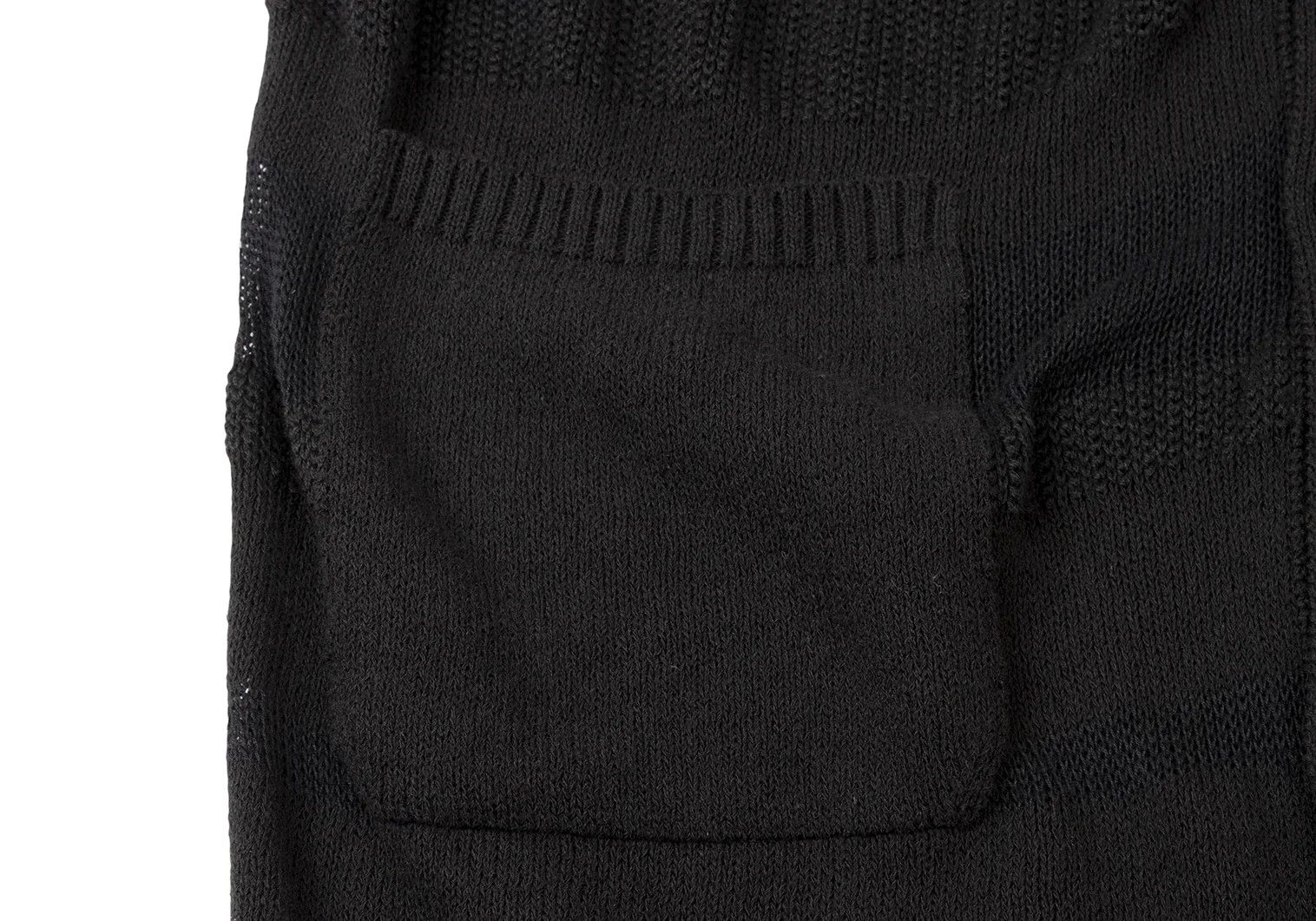 Yohji Yamamoto Yohji Yamamoto Cotton Striped Knit Cardigan Black Size 3 Size US L / EU 52-54 / 3 - 10 Thumbnail