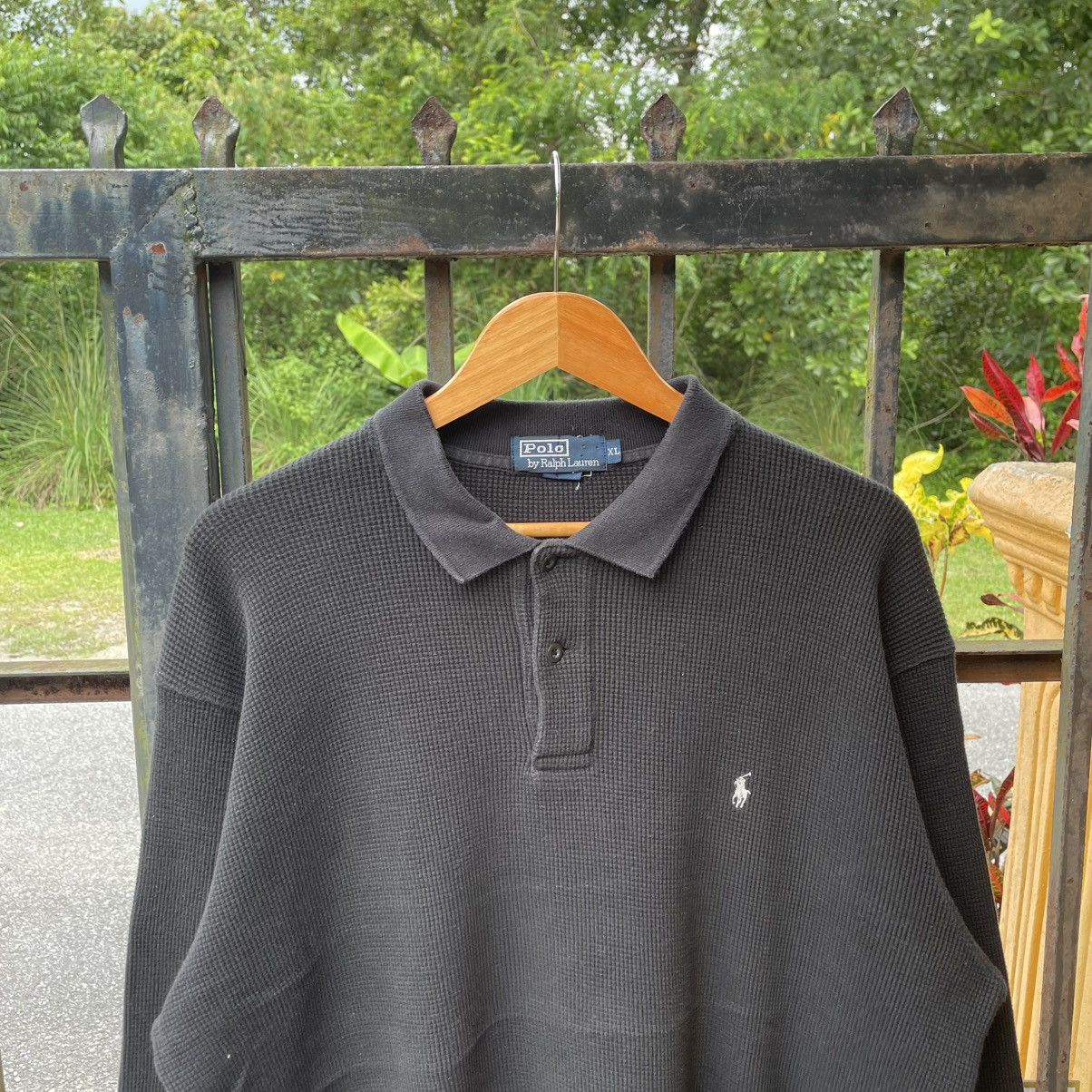 Polo Ralph Lauren 🔥Vintage Polo Ralph Lauren Long Sleeves Waffle Polos Shirts Size US XL / EU 56 / 4 - 4 Thumbnail