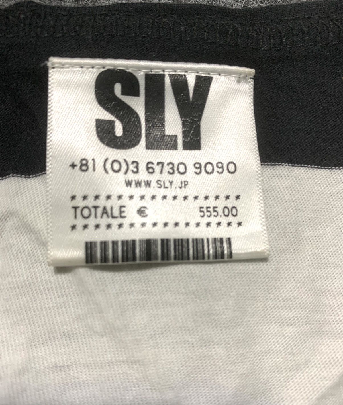 SLY Vintage SLY Japan Gold Chain Striped Long Sleeve Size M / US 6-8 / IT 42-44 - 3 Thumbnail