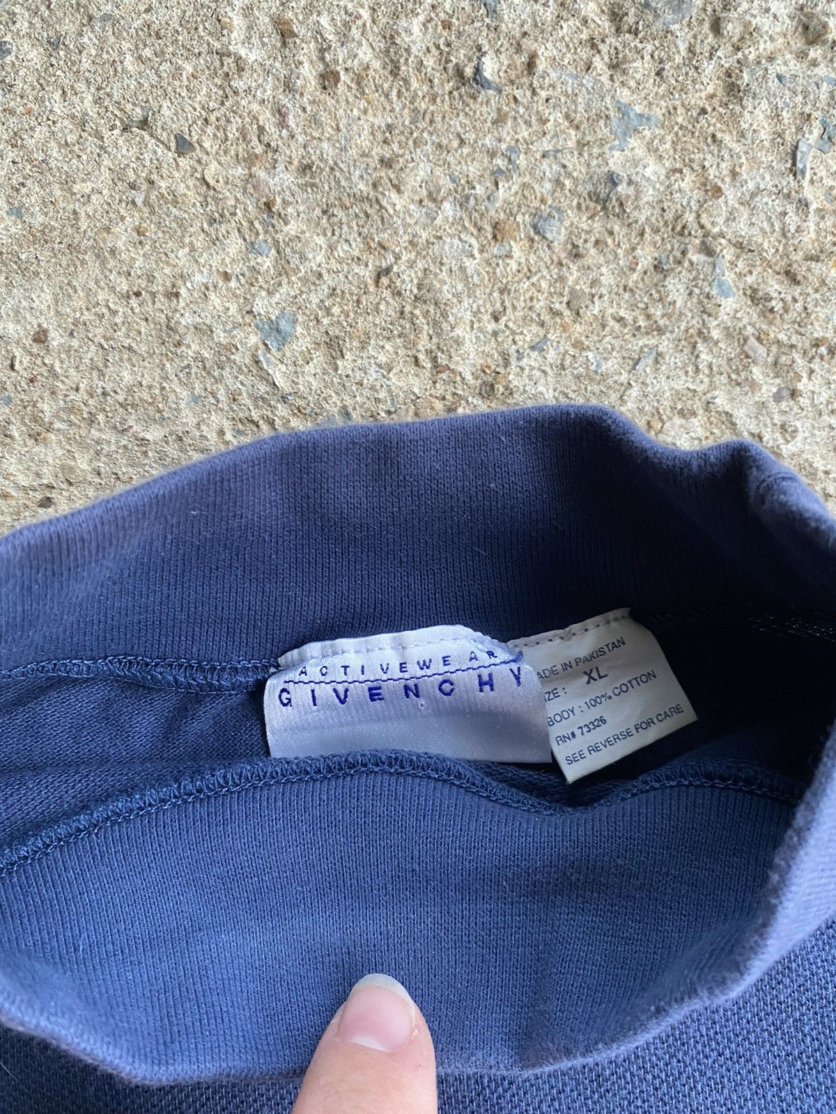 Givenchy × Vintage Vintage 90’s Givenchy Mock Neck Longsleeve Sun Faded Shirt Size US XL / EU 56 / 4 - 6 Thumbnail