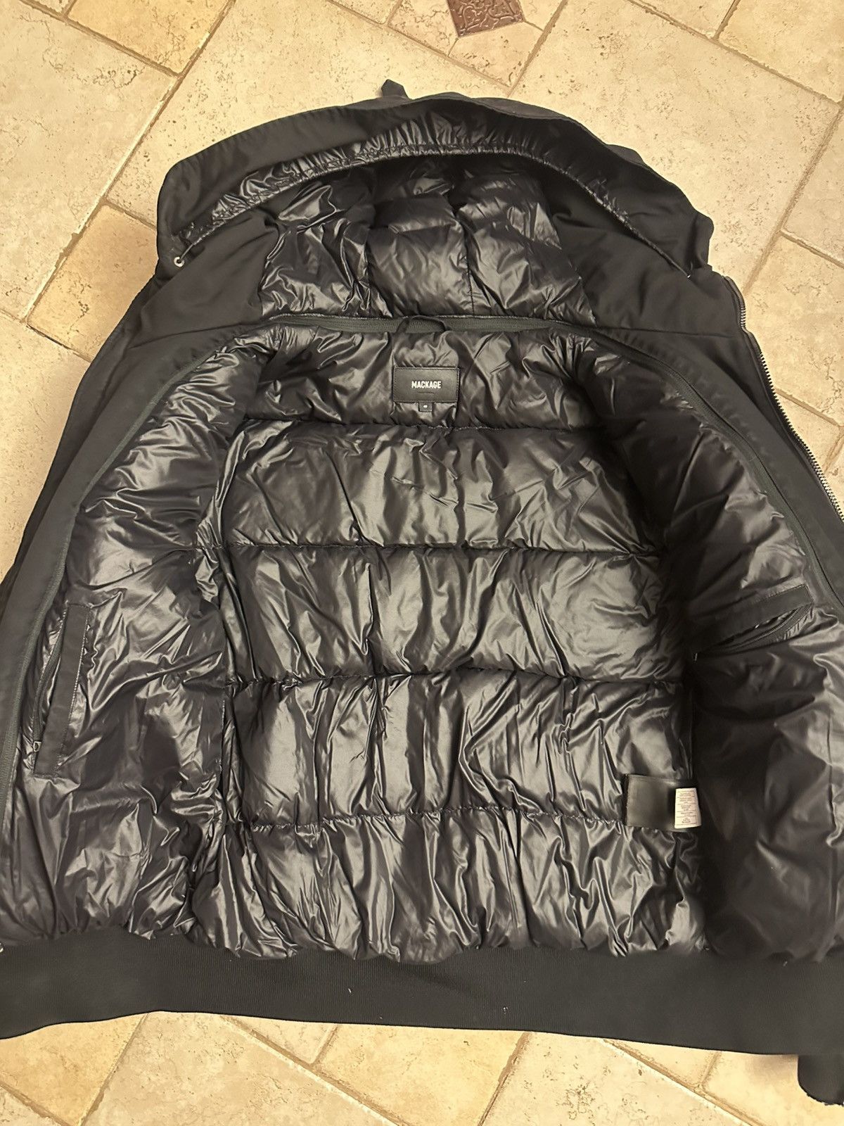 Mackage Mackage Men’s Dixon Down Bomber Jacket Size 40 Black Puffer Size US M / EU 48-50 / 2 - 4 Thumbnail