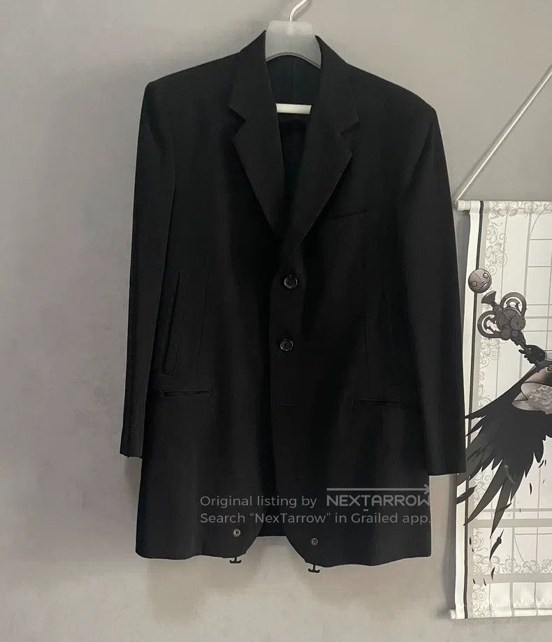 Yohji Yamamoto Yohji Yamamoto 16 AW Parachute Buckle Side Pocket Suit Jac Size US M / EU 48-50 / 2 - 1 Thumbnail