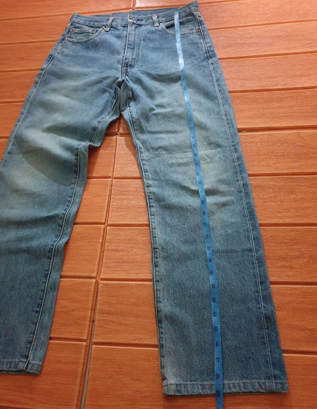 Levi's 💥Vintage Levis big E 502 Salvedge J22 denim pant Size US 30 / EU 46 - 15 Thumbnail