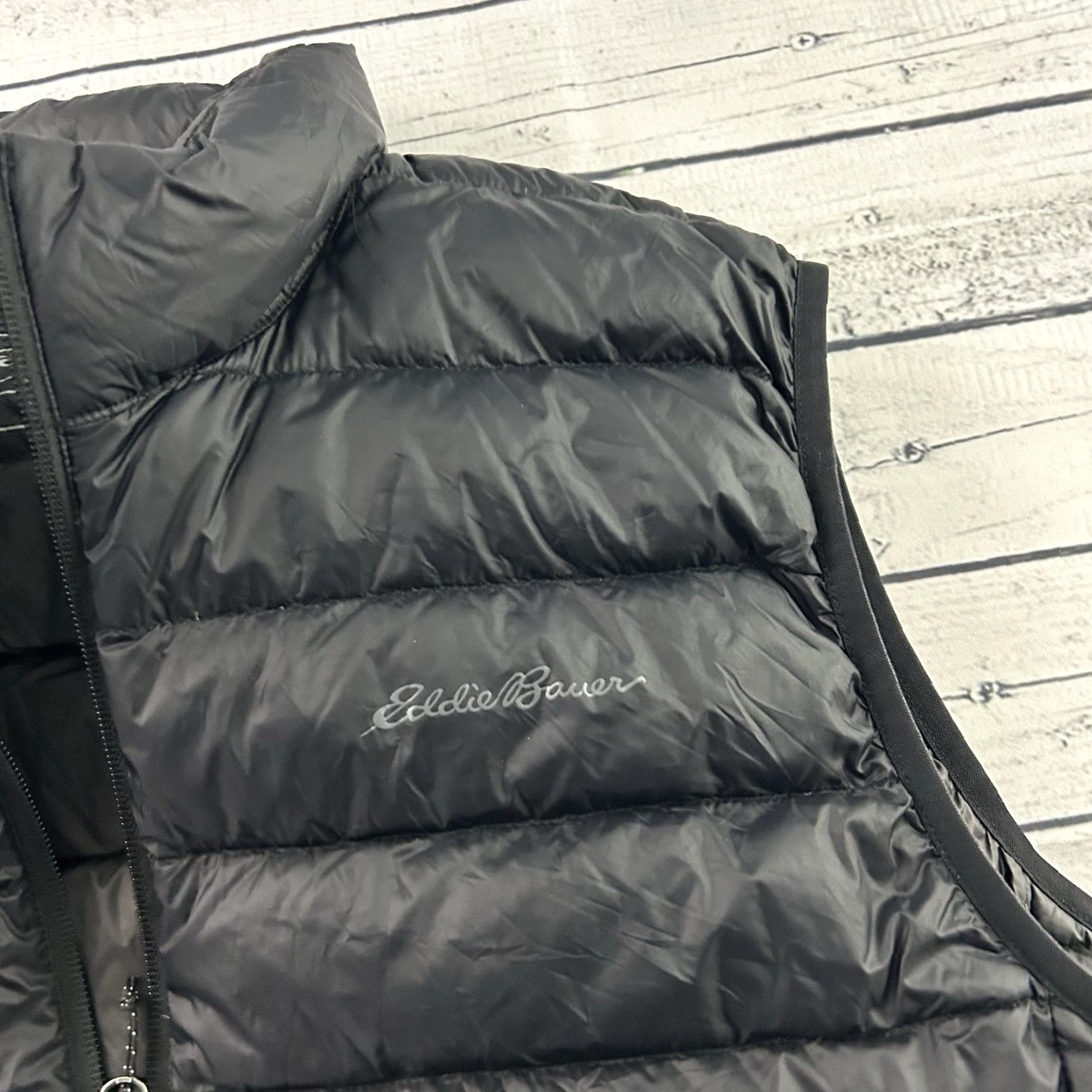 Eddie Bauer Eddie Bauer Full Zip Down Vest Men's XL Black Size US XL / EU 56 / 4 - 2 Thumbnail