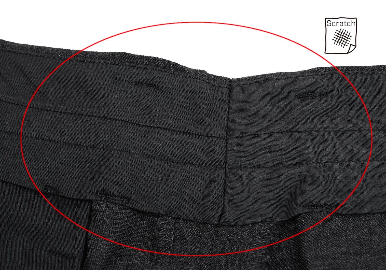 Jean Paul Gaultier Wool Tapered Trousers in Charcoal, Size 50 Size US 34 / EU 50 - 8 Thumbnail