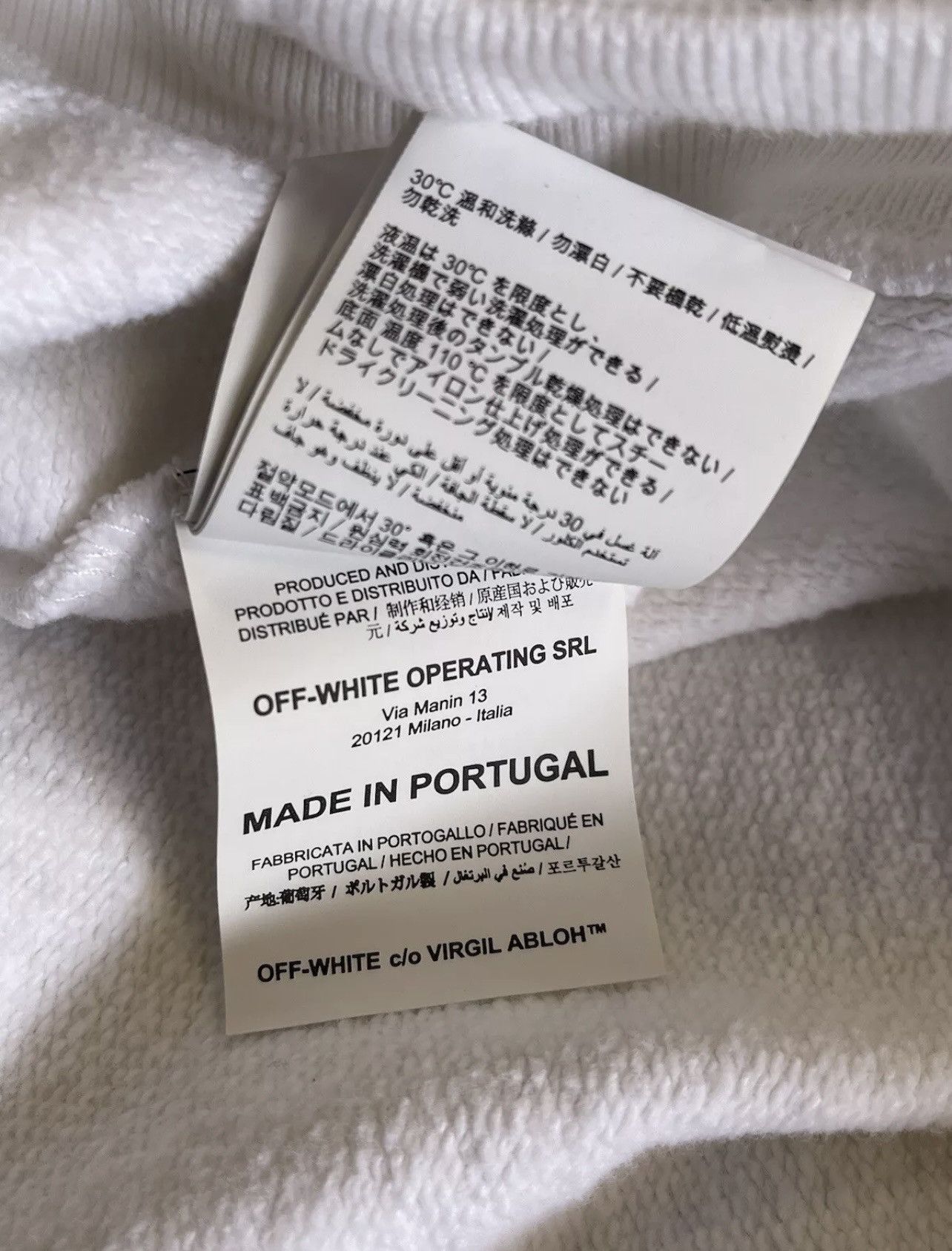 Off-White Size L - OFF-WHITE Caravaggio Square Graphic Sweatshirt Size US L / EU 52-54 / 3 - 11 Thumbnail