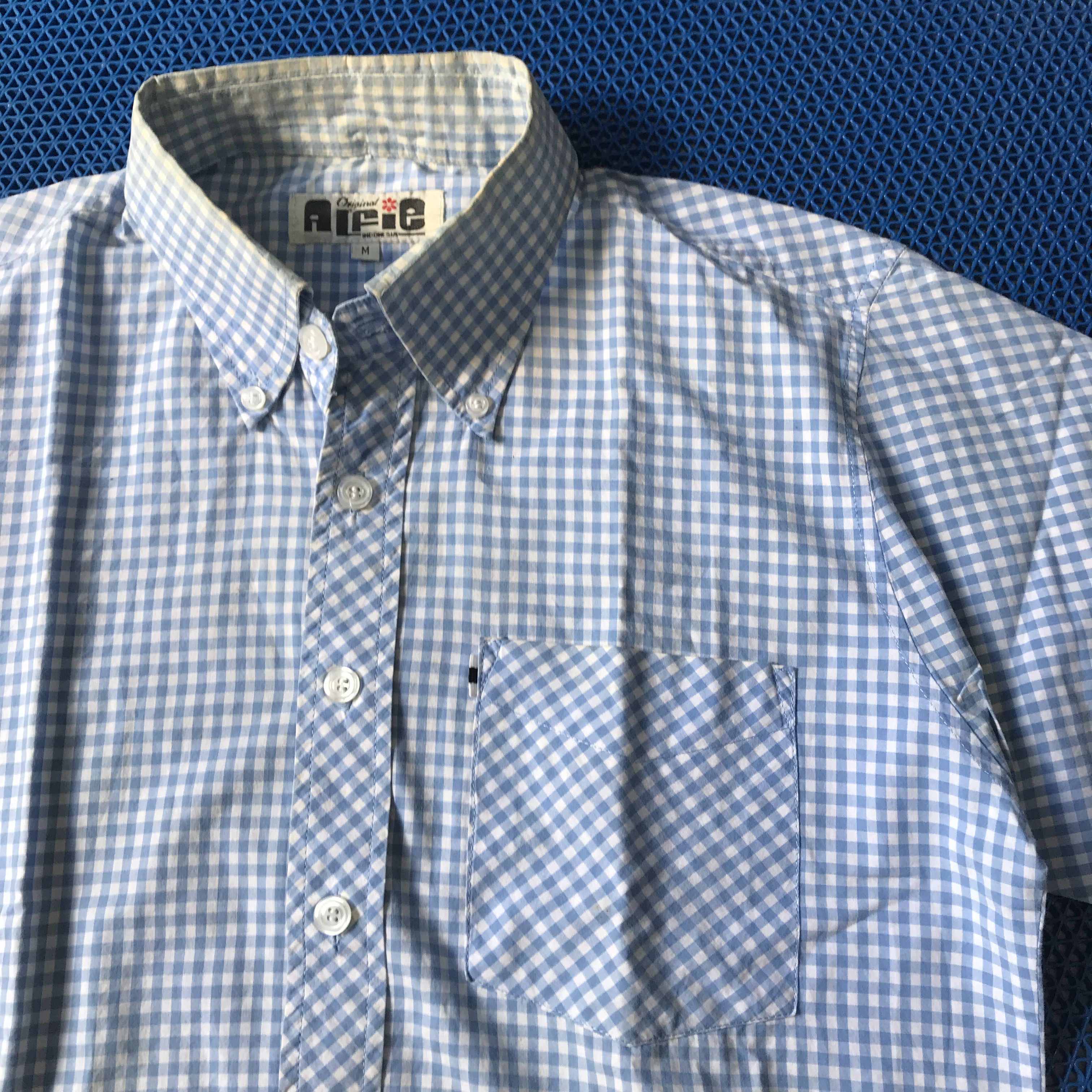 Other UK × Vintage Alfie Dandy Skinheads shirt Blue Gingham Trimfit button down Size US M / EU 48-50 / 2 - 2 Thumbnail