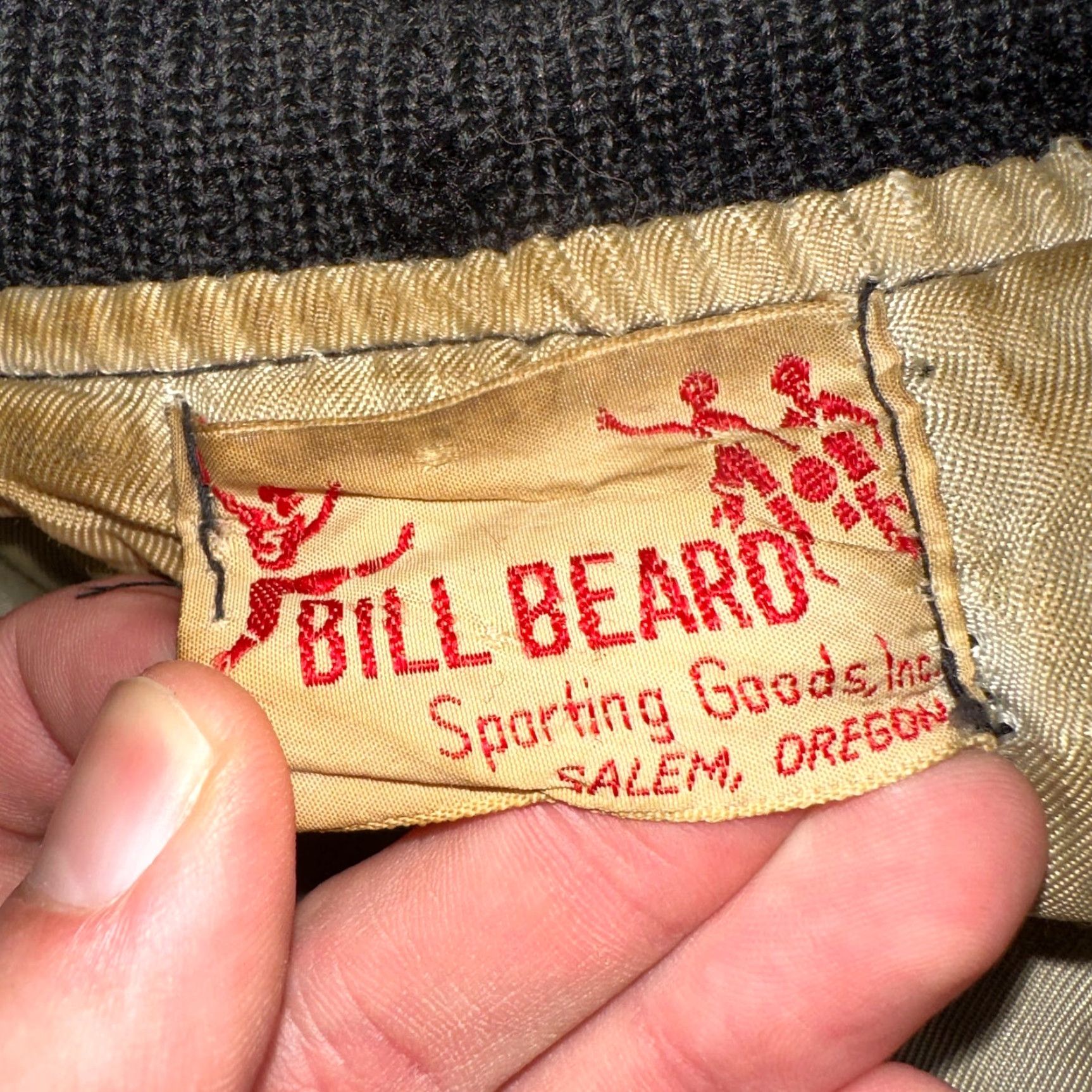 Vintage VINTAGE Bill Beard Varsity Jacket Leather Letterman 60s Men L Black Wool Polyester 80s Preppy Pockets Size US L / EU 52-54 / 3 - 6 Thumbnail