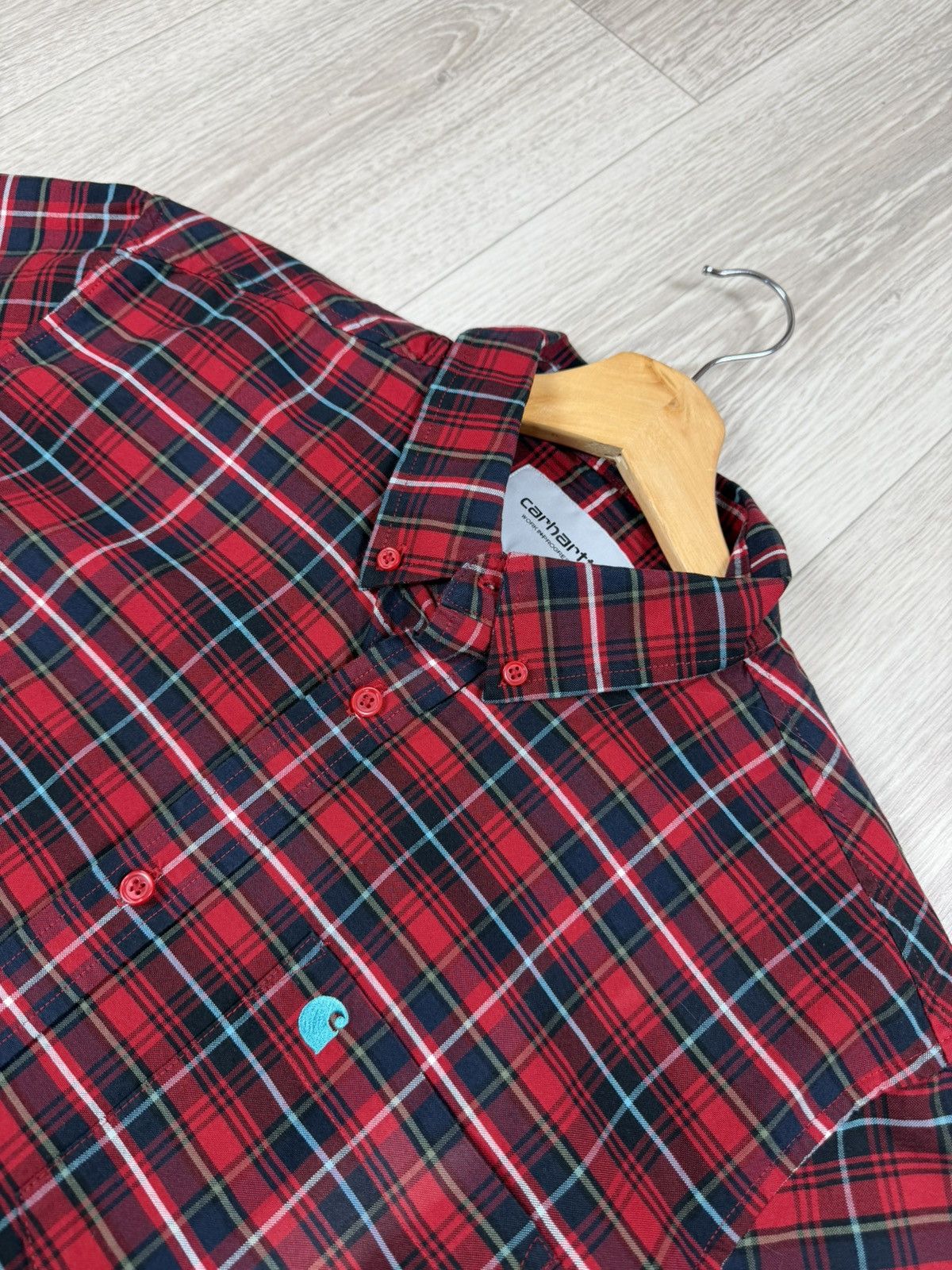 Carhartt Carhartt WIP Patton Red Shirt Size M Size US M / EU 48-50 / 2 - 3 Thumbnail