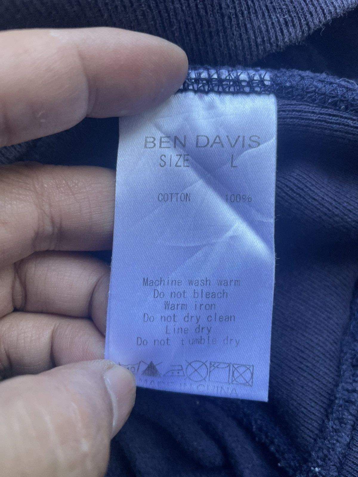 Ben Davis Vintage Ben Davis Reverseweave Hoodie Size US L / EU 52-54 / 3 - 11 Thumbnail
