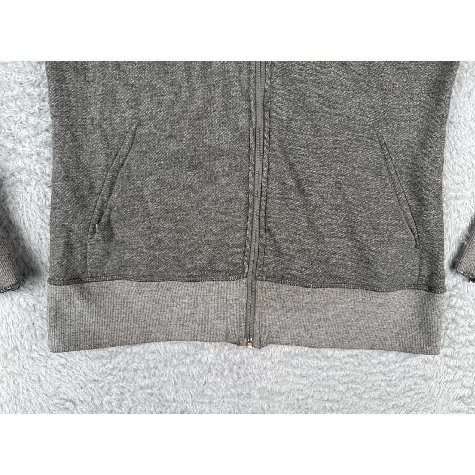 The North Face The North Face Hoodie Women M Gray Full Zip Terry Fabric Logo Regular Fit 34in Chest Sports Activewear Mens Womens Girls Boys Size M / US 6-8 / IT 42-44 - 5 Thumbnail