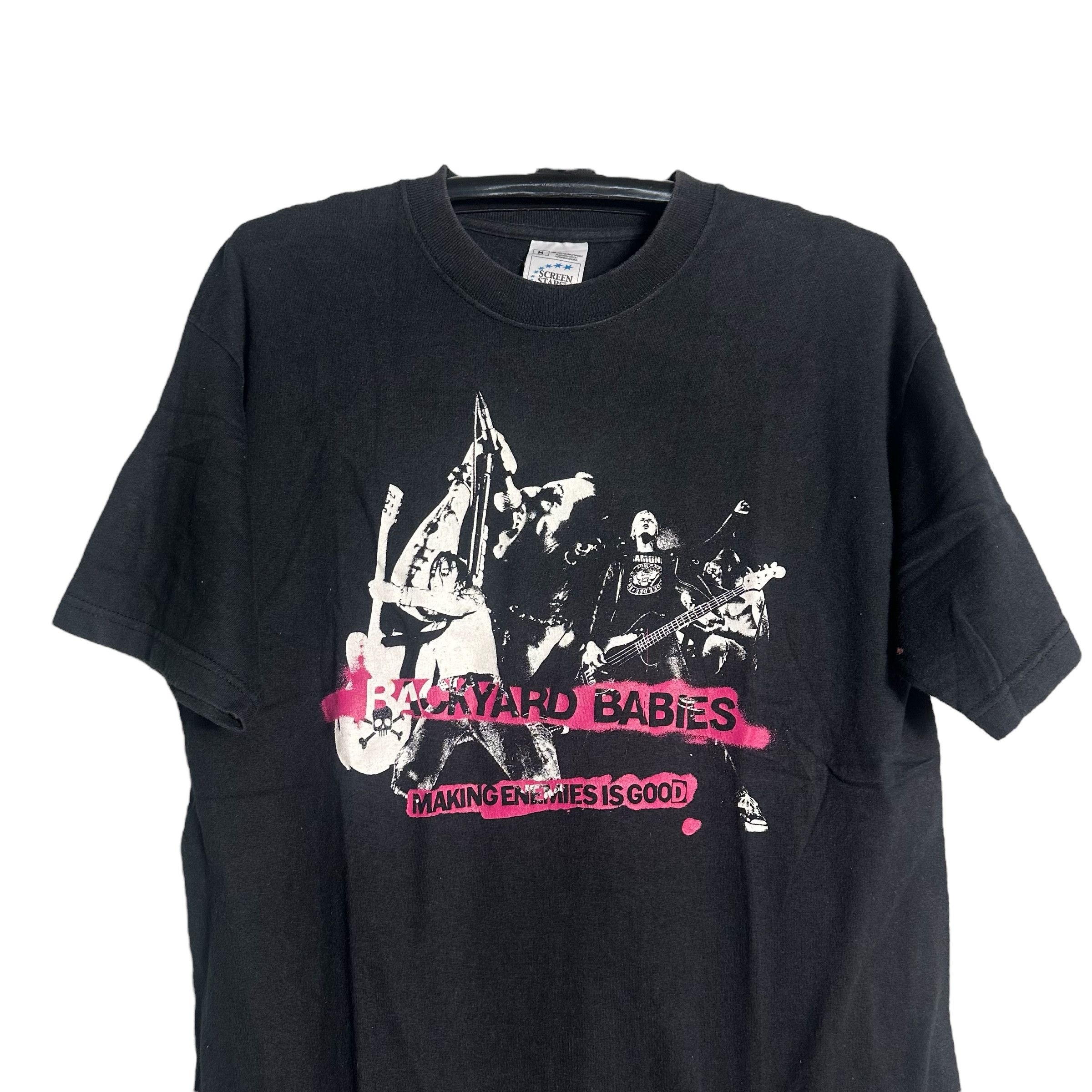 Band Tees 🔥RARE🔥Vintage 90s BACKYARD BABIES Swedish Rock Band Shirt Size US M / EU 48-50 / 2 - 2 Thumbnail