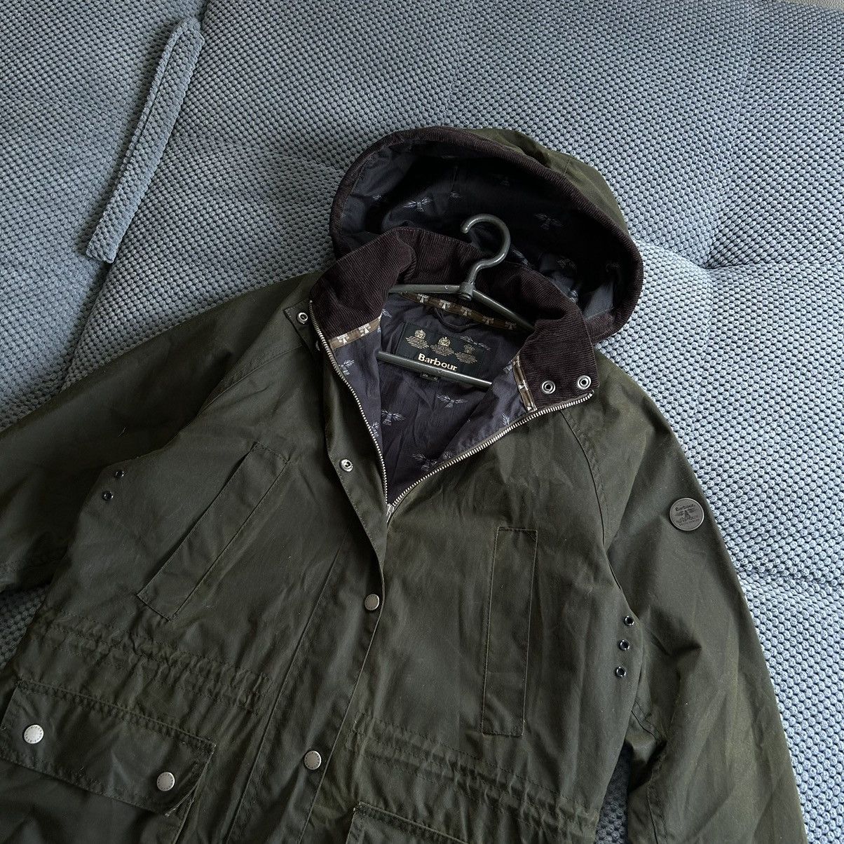 Barbour Barbour Brae Parka Green Wax Cotton Women's Jacket Coat Size M / US 6-8 / IT 42-44 - 5 Thumbnail