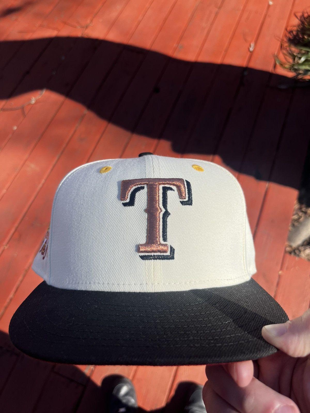 New Era × Vintage Rangers White and Gold All Star Patch Size ONE SIZE - 1 Thumbnail